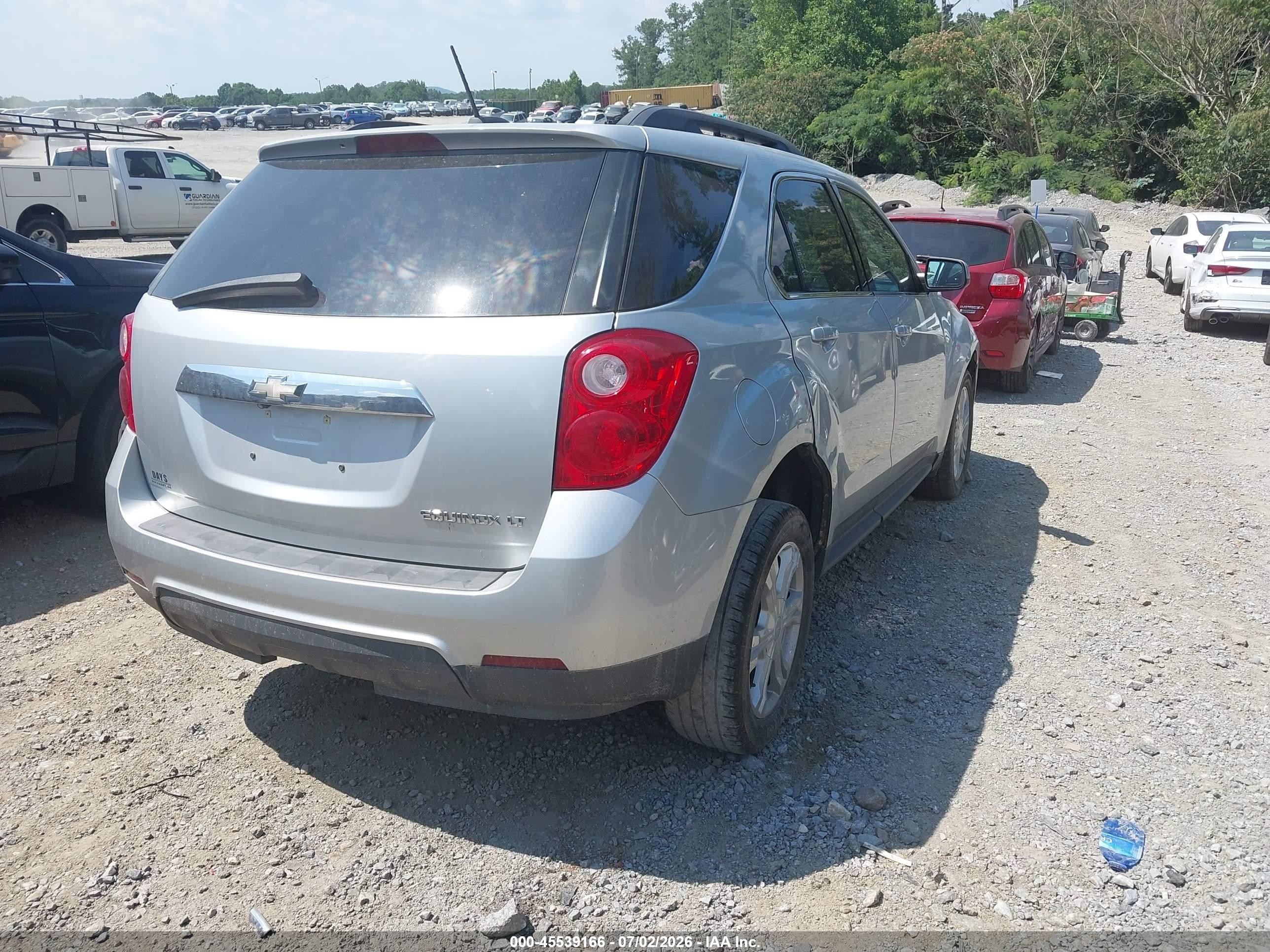 2015 Chevrolet Equinox Lt Silver vin: 2GNALBEK4F6272074