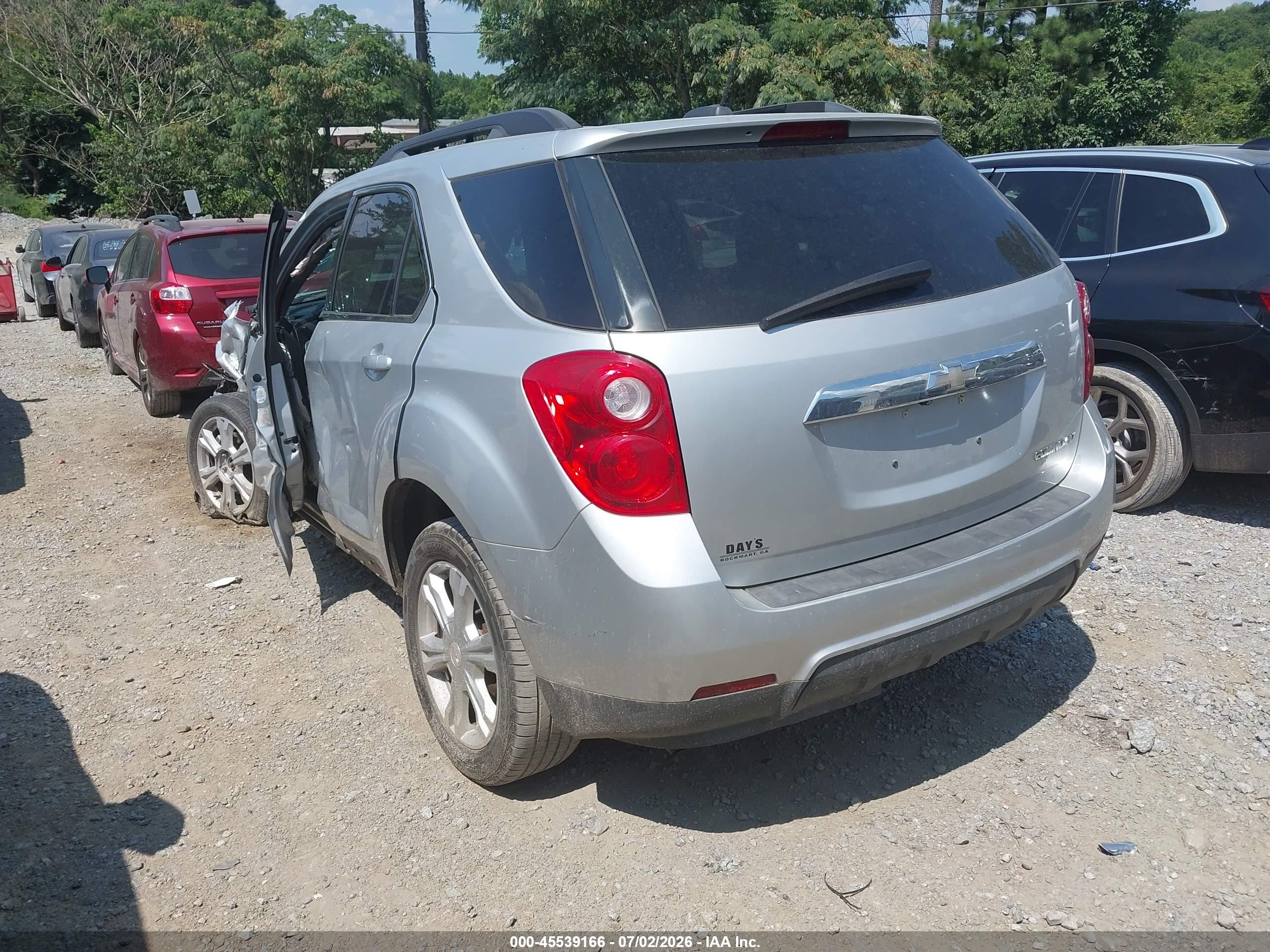 2015 Chevrolet Equinox Lt Silver vin: 2GNALBEK4F6272074