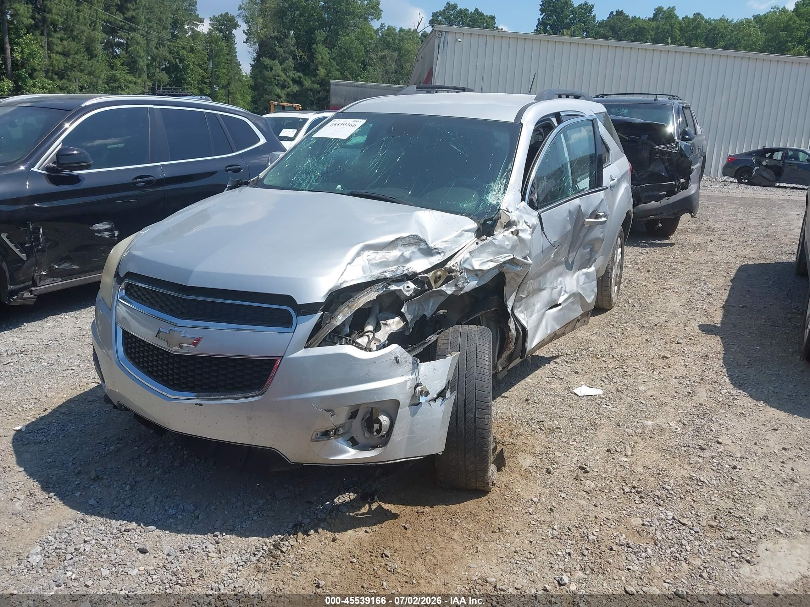 2015 Chevrolet Equinox Lt Silver vin: 2GNALBEK4F6272074