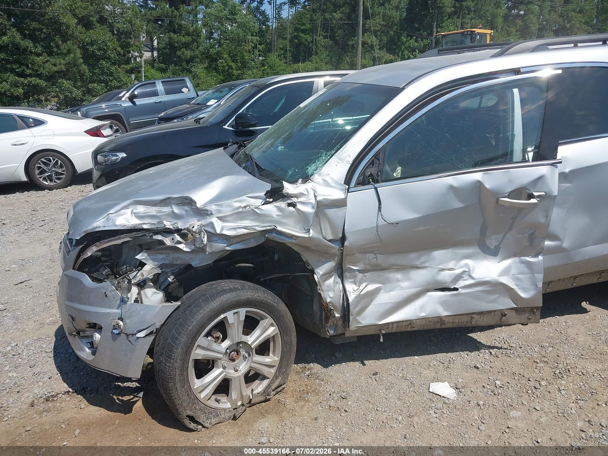 2015 Chevrolet Equinox Lt Silver vin: 2GNALBEK4F6272074