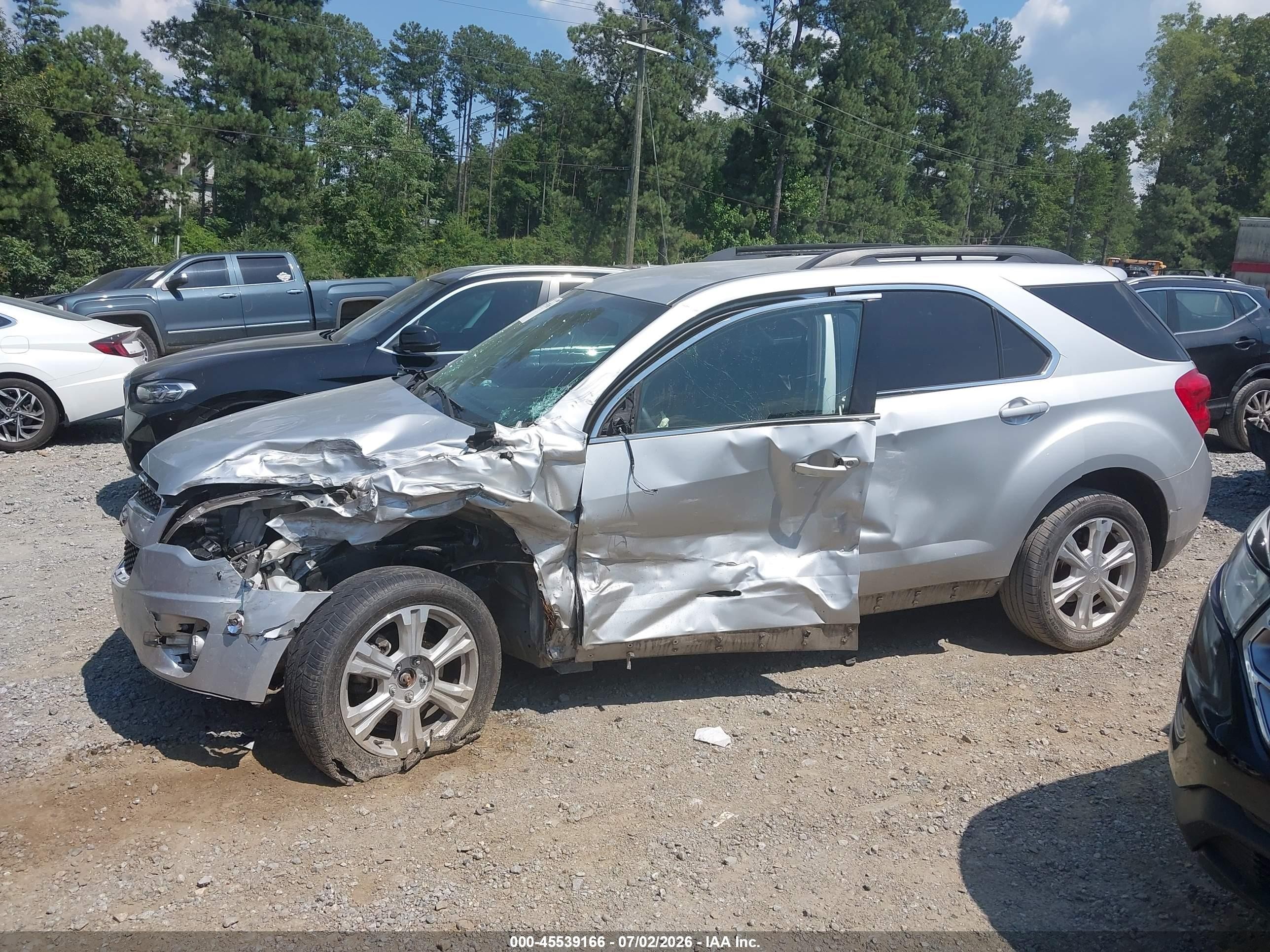 2015 Chevrolet Equinox Lt Silver vin: 2GNALBEK4F6272074