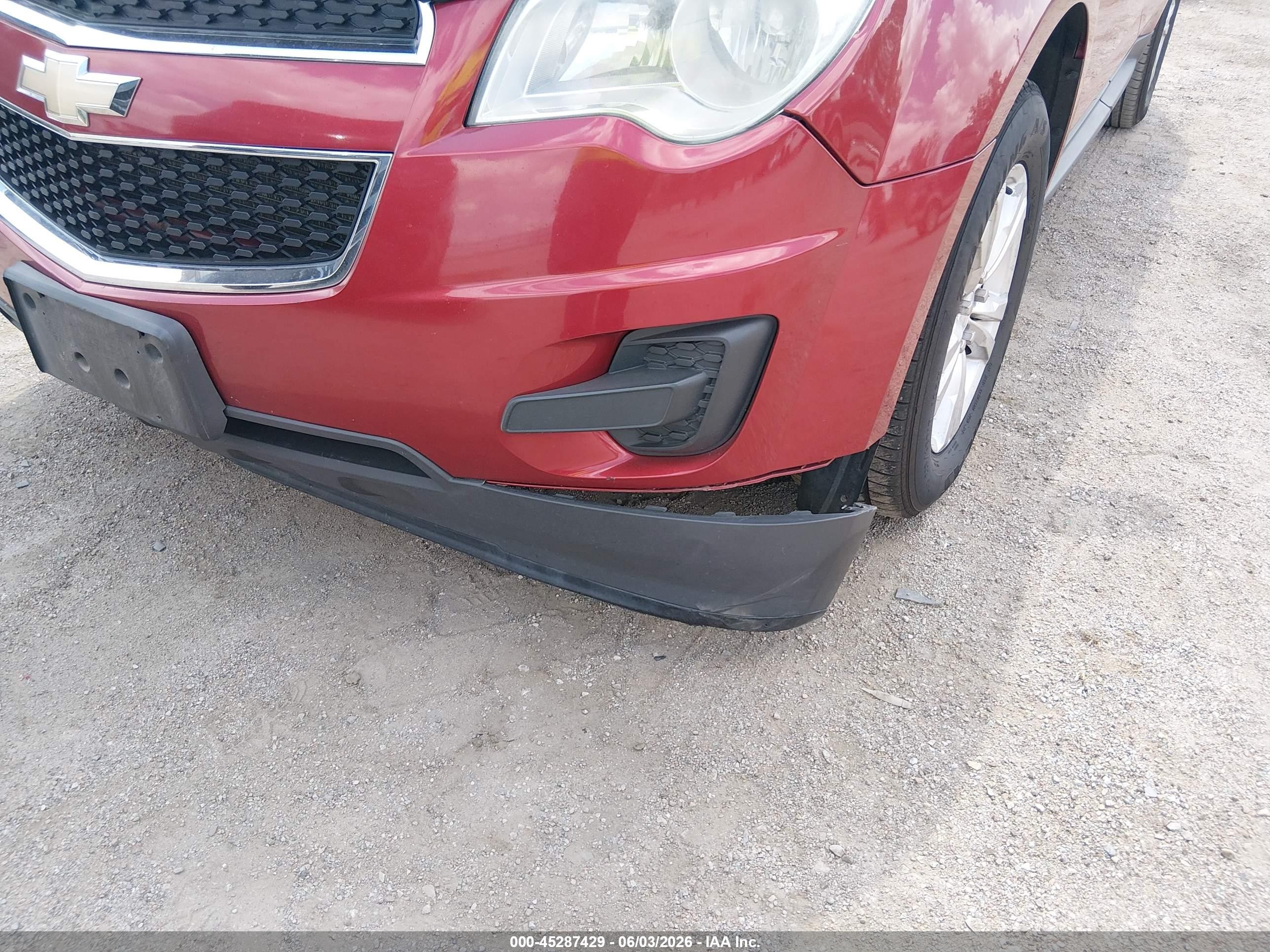 2015 Chevrolet Equinox 1lt Red vin: 2GNALBEK4F6302304