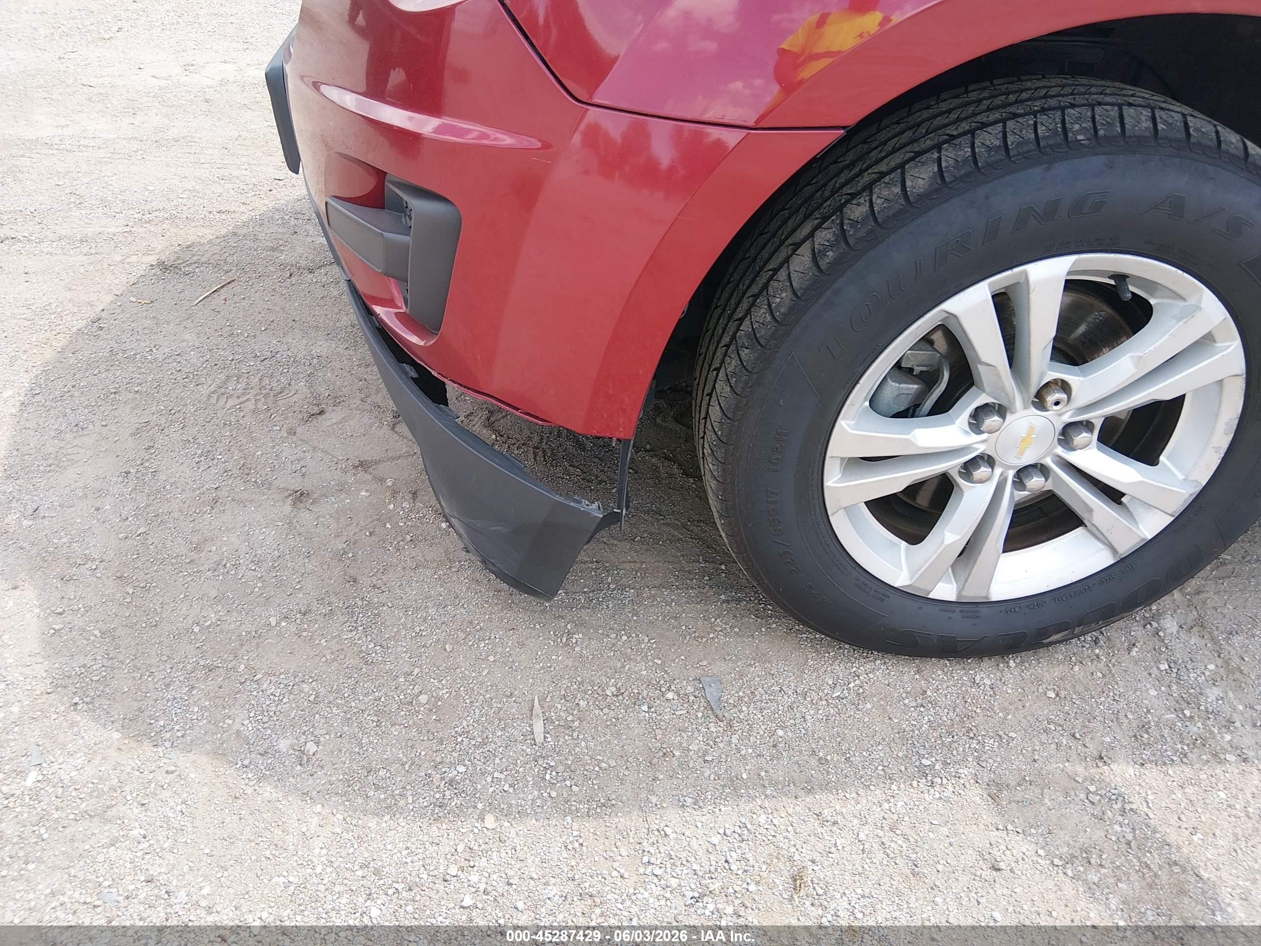2015 Chevrolet Equinox 1lt Red vin: 2GNALBEK4F6302304