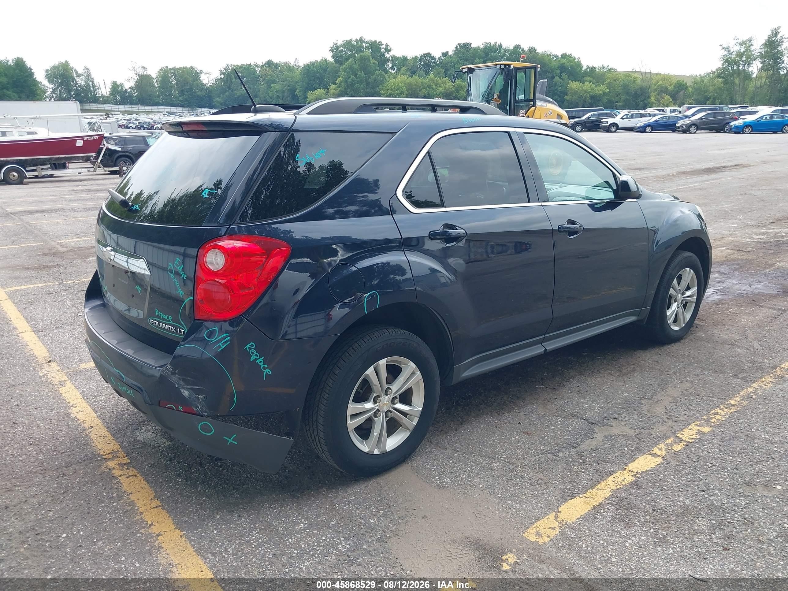2015 Chevrolet Equinox Lt Navy vin: 2GNALBEK4F6310869