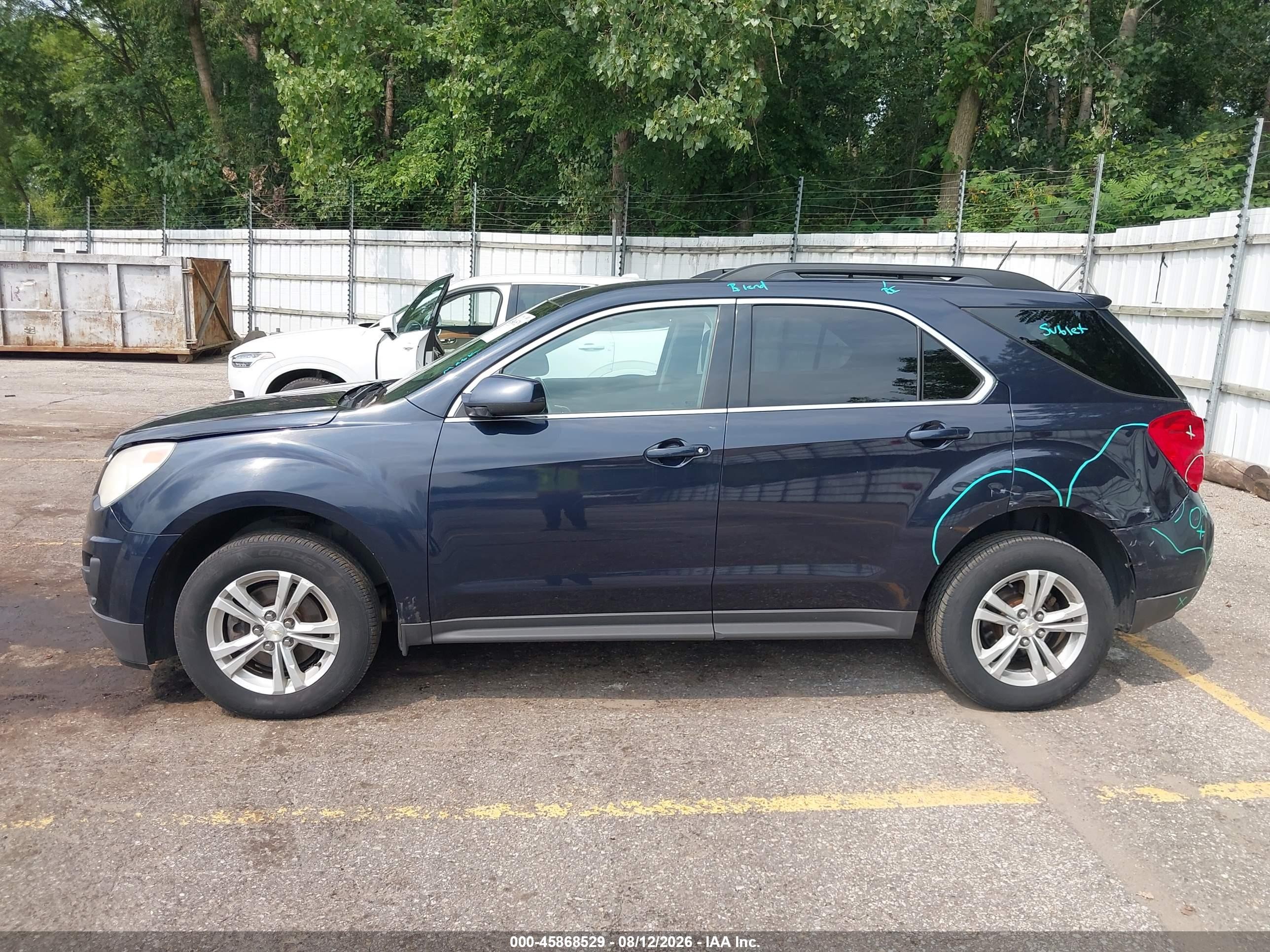 2015 Chevrolet Equinox Lt Navy vin: 2GNALBEK4F6310869