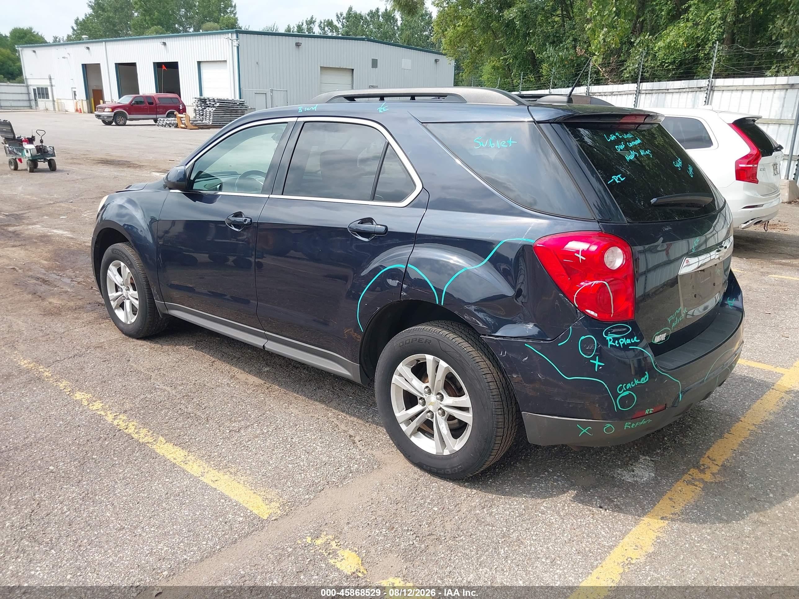2015 Chevrolet Equinox Lt Navy vin: 2GNALBEK4F6310869
