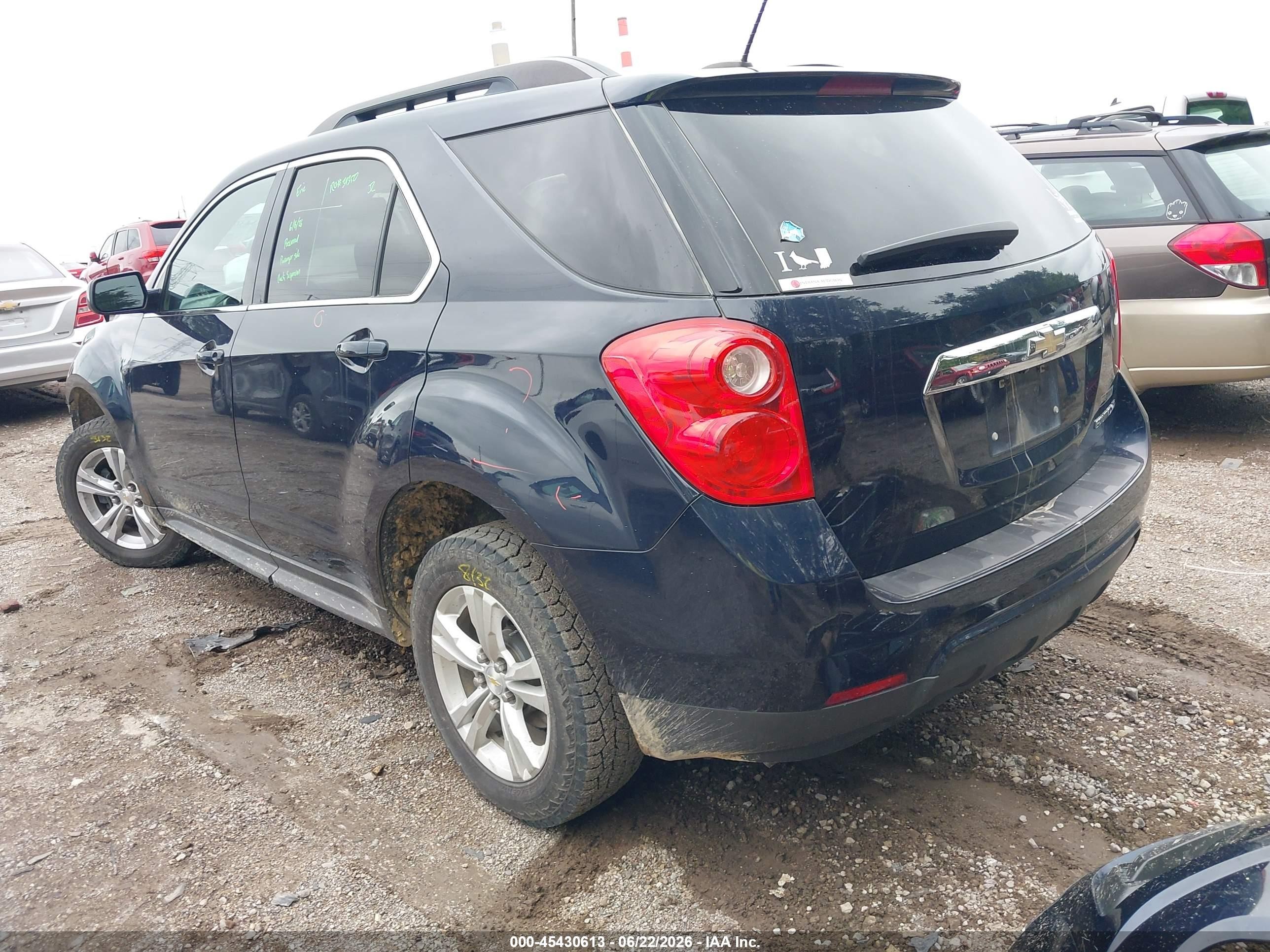2015 Chevrolet Equinox Lt Dark Blue vin: 2GNALBEK4F6348697