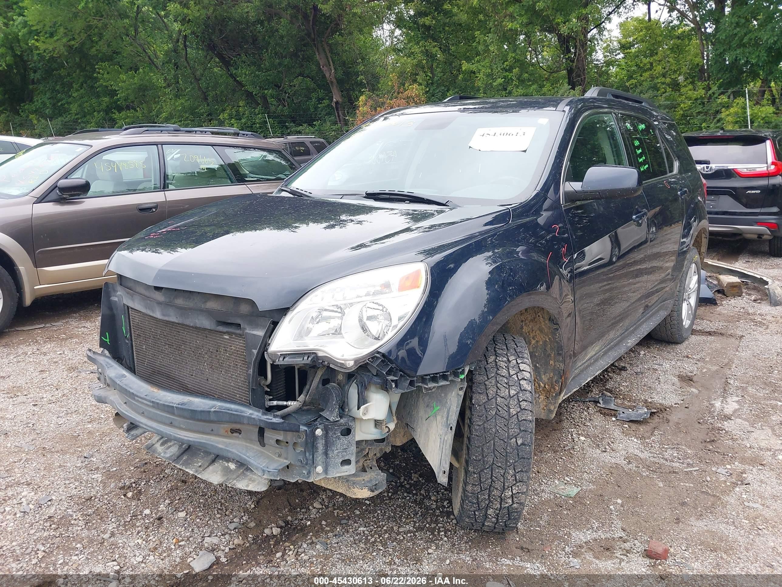 2015 Chevrolet Equinox Lt Dark Blue vin: 2GNALBEK4F6348697