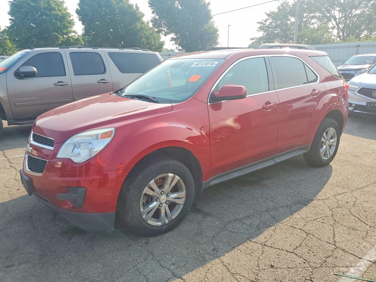 2015 Chevrolet Equinox Lt Red vin: 2GNALBEK4F6359375
