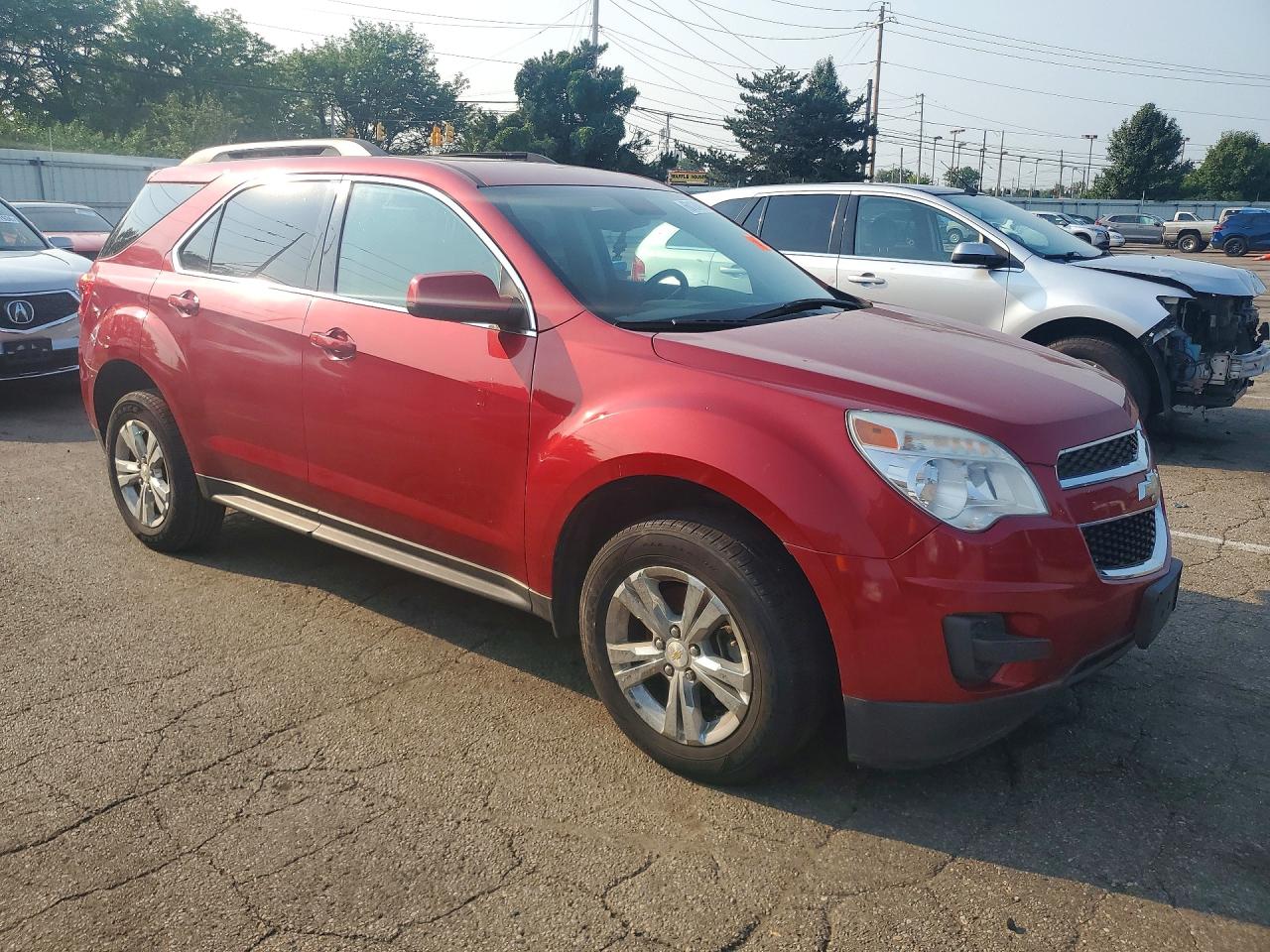 2015 Chevrolet Equinox Lt Red vin: 2GNALBEK4F6359375