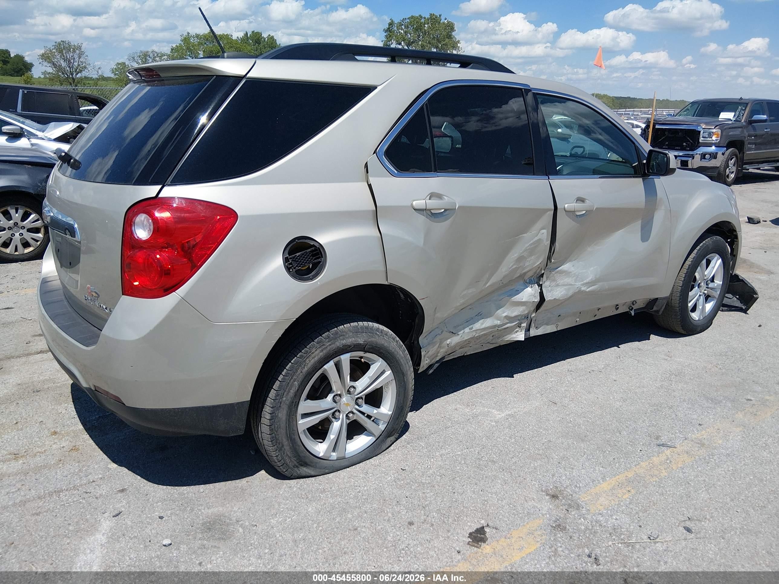 2015 Chevrolet Equinox Lt Tan vin: 2GNALBEK4F6395227