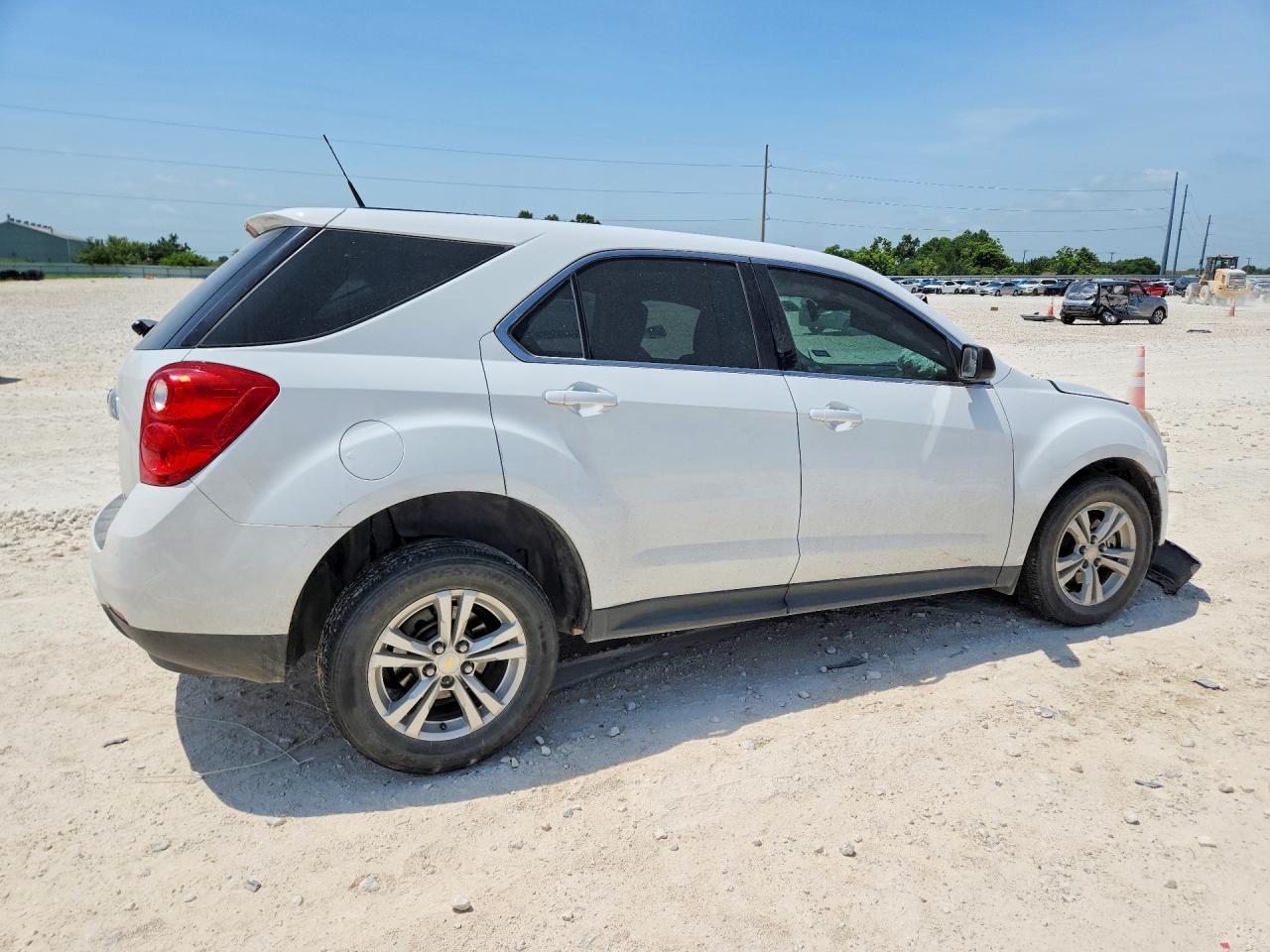 2012 Chevrolet Equinox Ls White vin: 2GNALBEK5C1267314