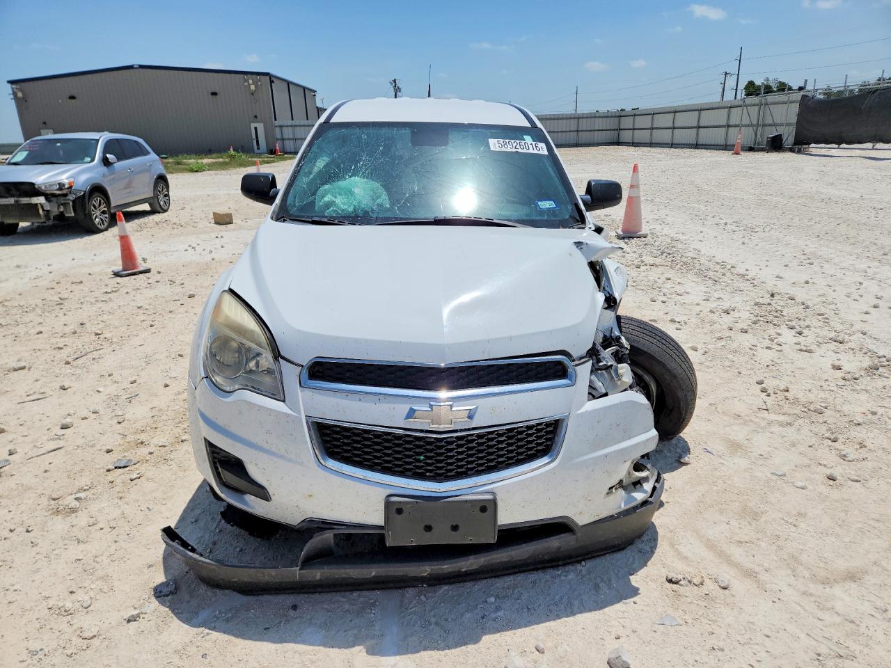 2012 Chevrolet Equinox Ls White vin: 2GNALBEK5C1267314