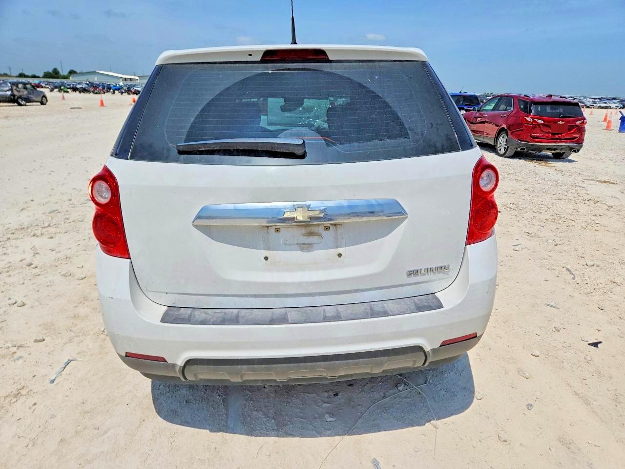 2012 Chevrolet Equinox Ls White vin: 2GNALBEK5C1267314