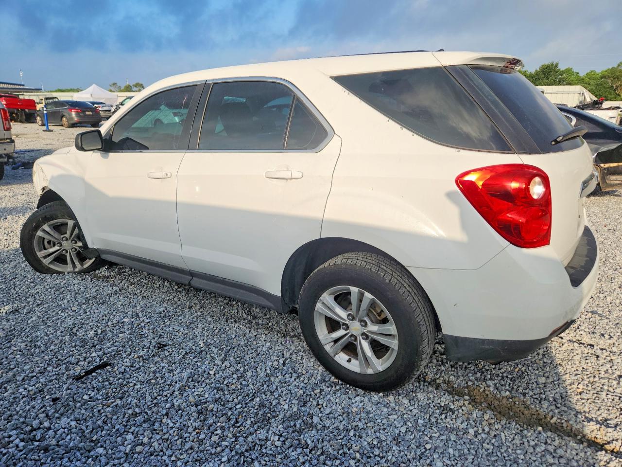 2012 Chevrolet Equinox Ls White vin: 2GNALBEK5C6331385