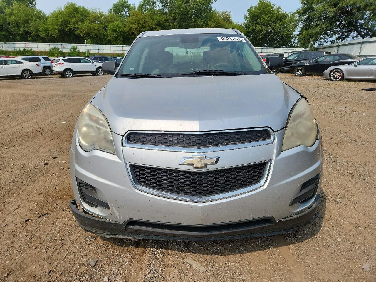 2013 Chevrolet Equinox Ls Silver vin: 2GNALBEK5D1108228