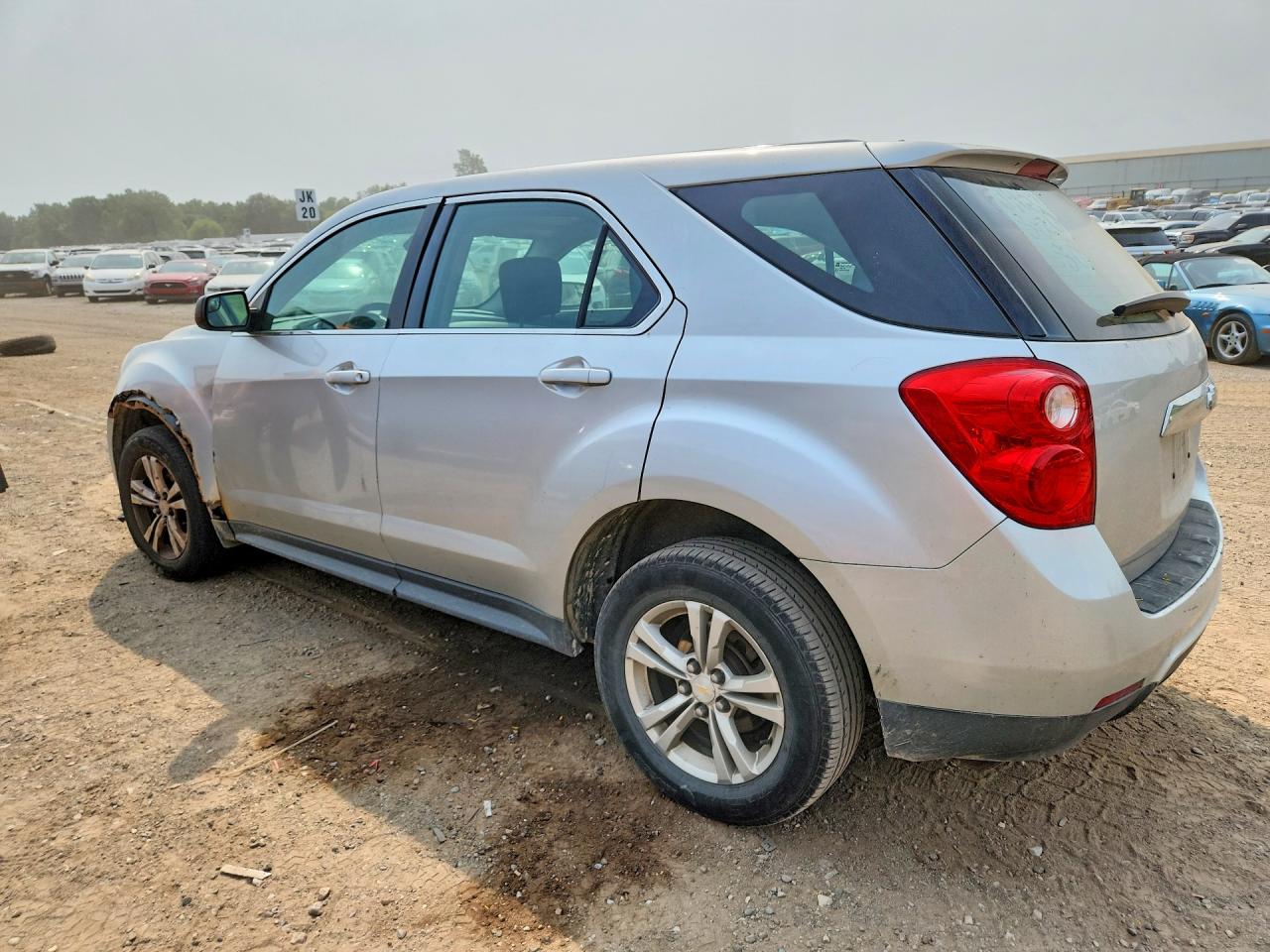 2013 Chevrolet Equinox Ls Silver vin: 2GNALBEK5D1108228