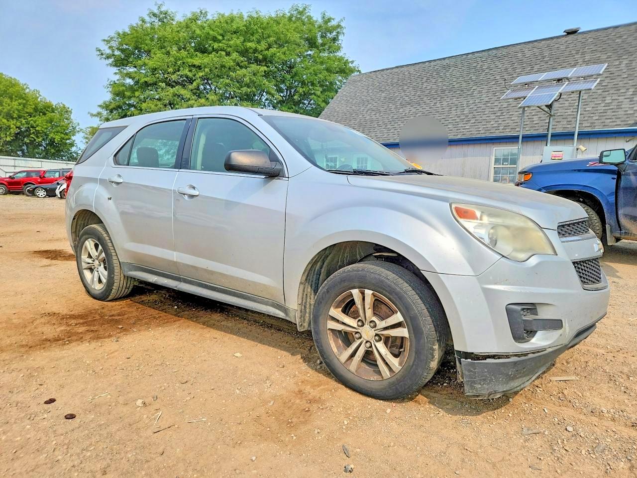2013 Chevrolet Equinox Ls Silver vin: 2GNALBEK5D1108228