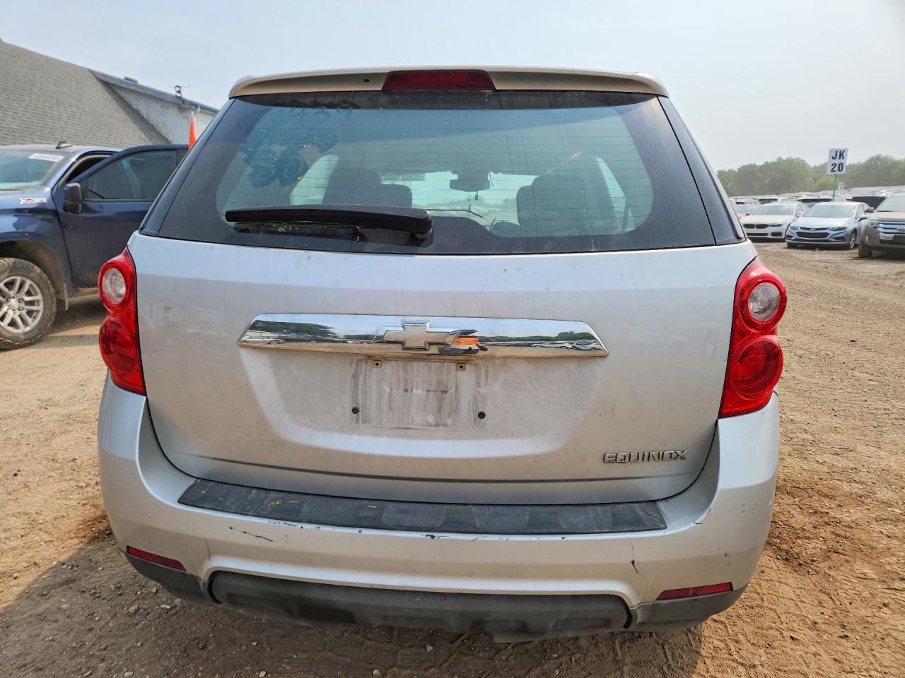 2013 Chevrolet Equinox Ls Silver vin: 2GNALBEK5D1108228