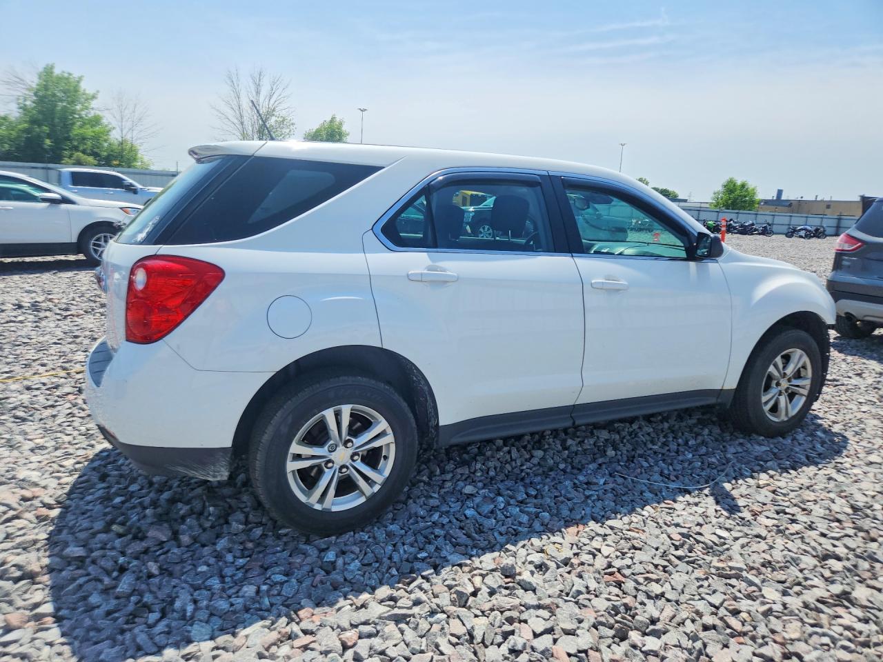 2013 Chevrolet Equinox White vin: 2GNALBEK5D1117057