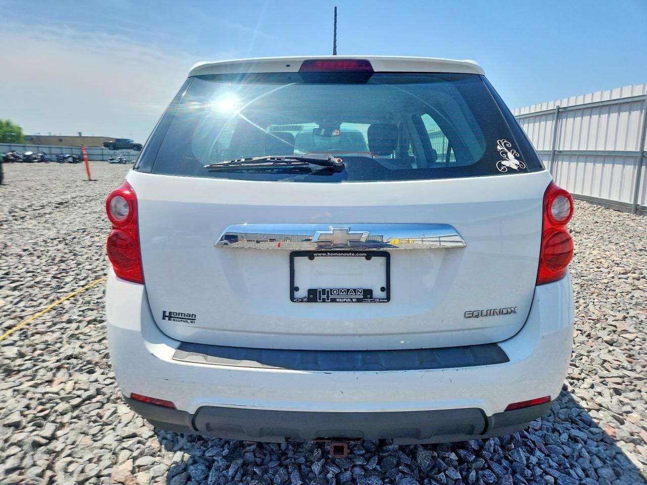 2013 Chevrolet Equinox White vin: 2GNALBEK5D1117057
