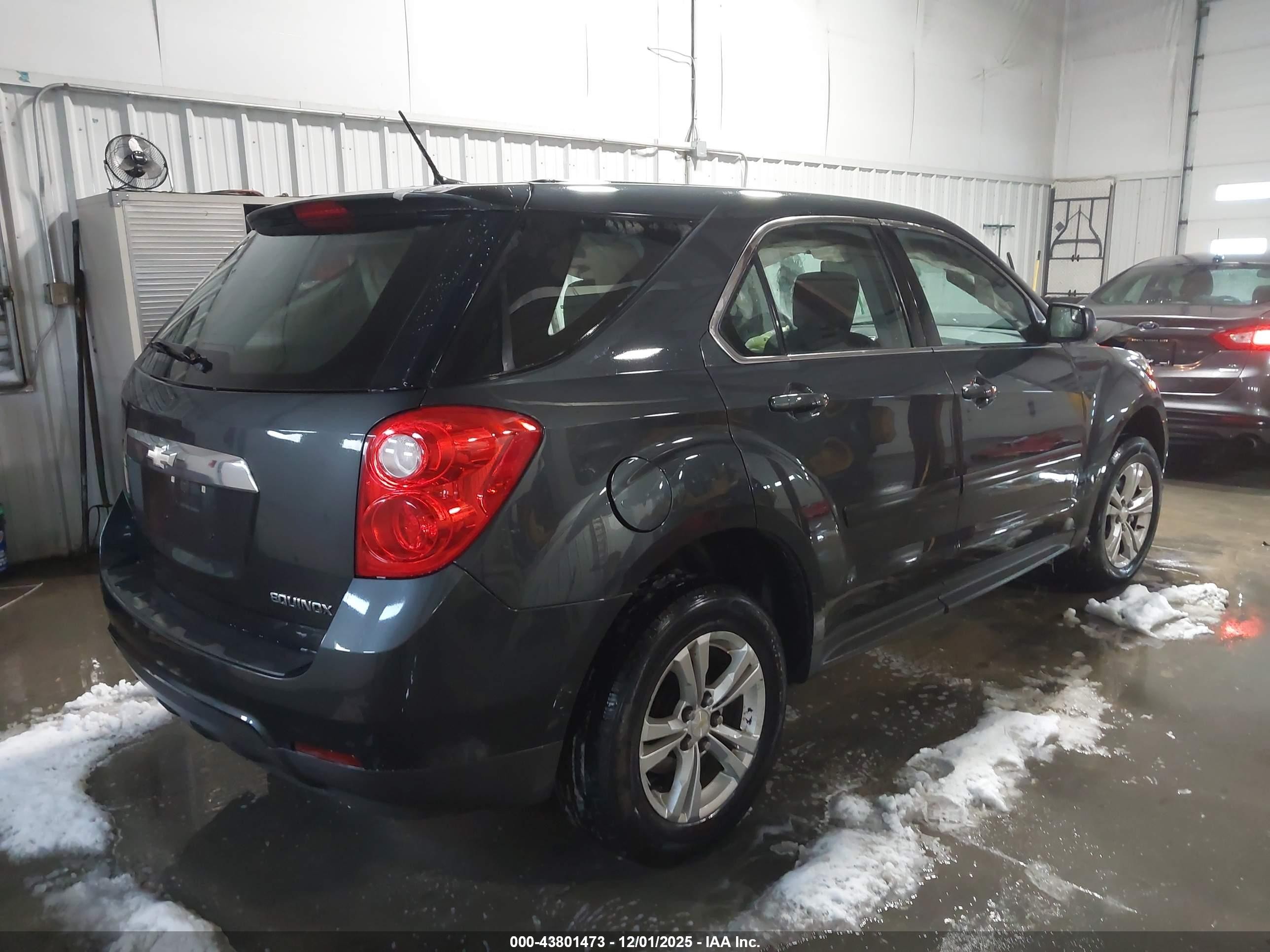 2013 Chevrolet Equinox Ls Gray vin: 2GNALBEK5D1124509