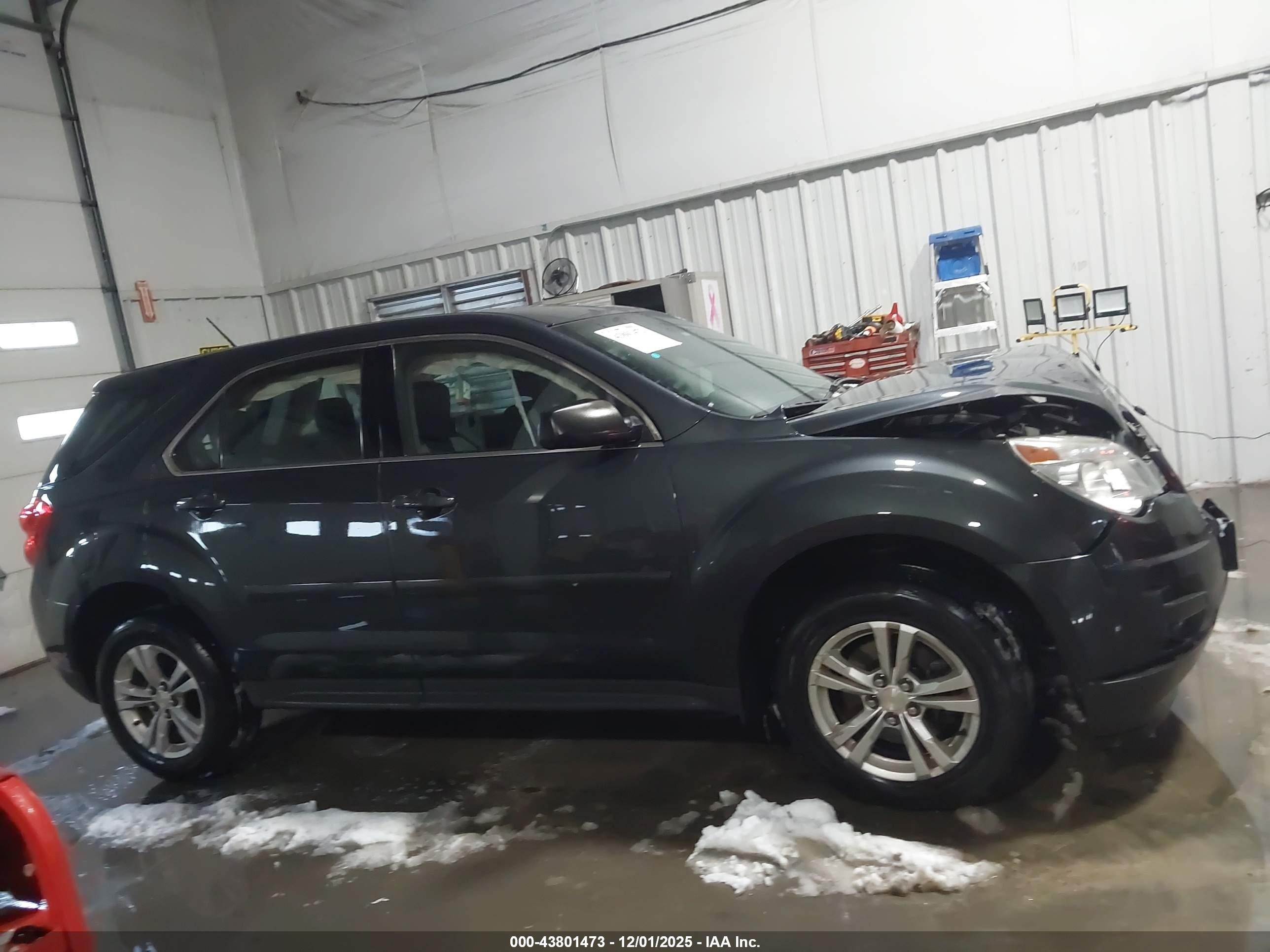 2013 Chevrolet Equinox Ls Gray vin: 2GNALBEK5D1124509