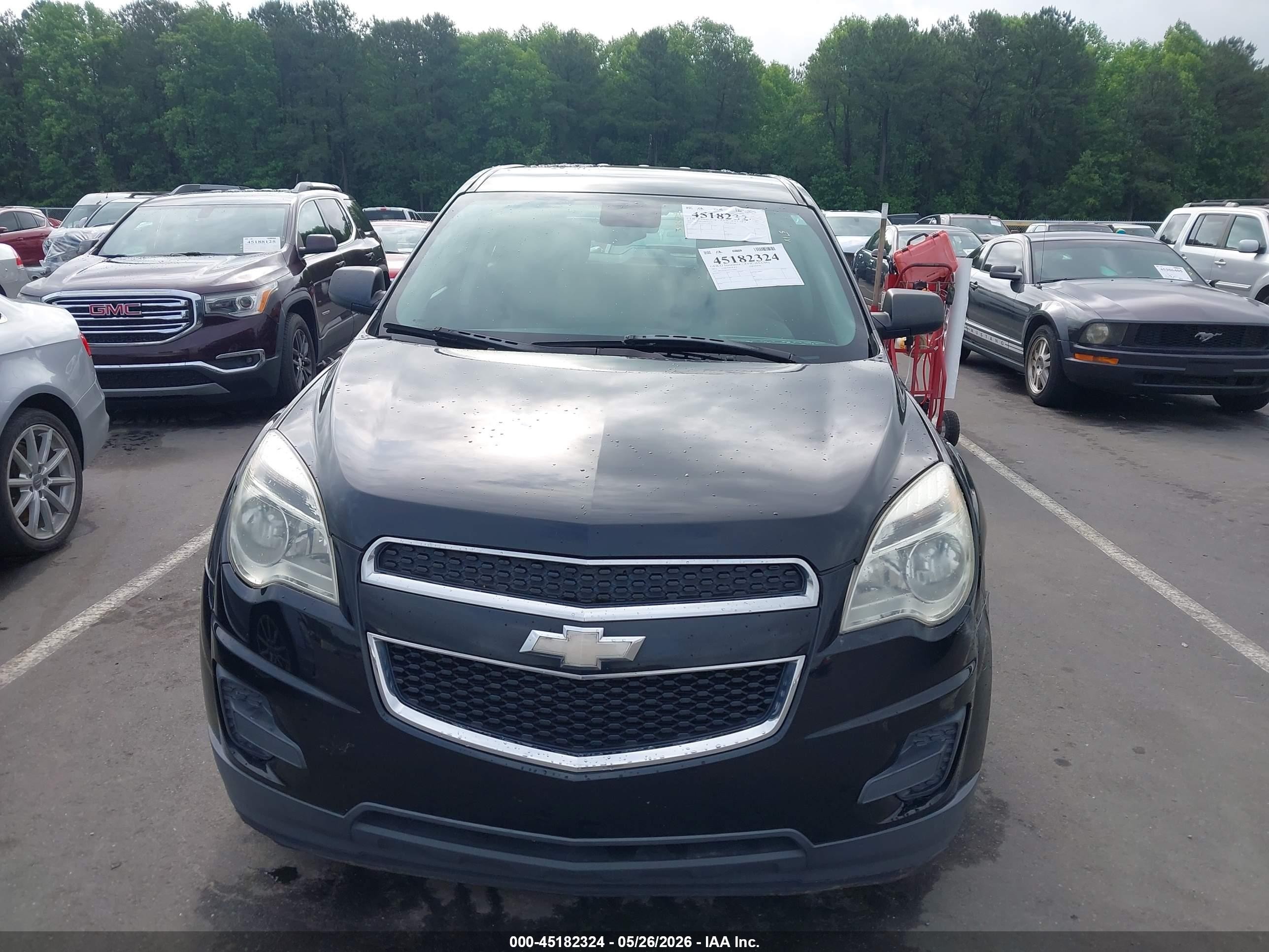 2013 Chevrolet Equinox Ls Черный vin: 2GNALBEK5D1155825