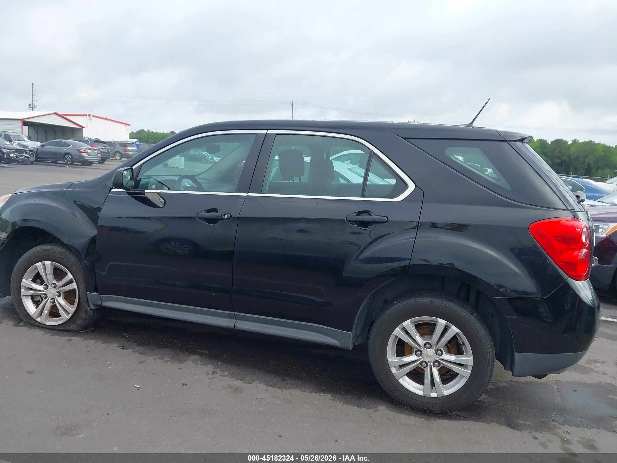 2013 Chevrolet Equinox Ls Черный vin: 2GNALBEK5D1155825