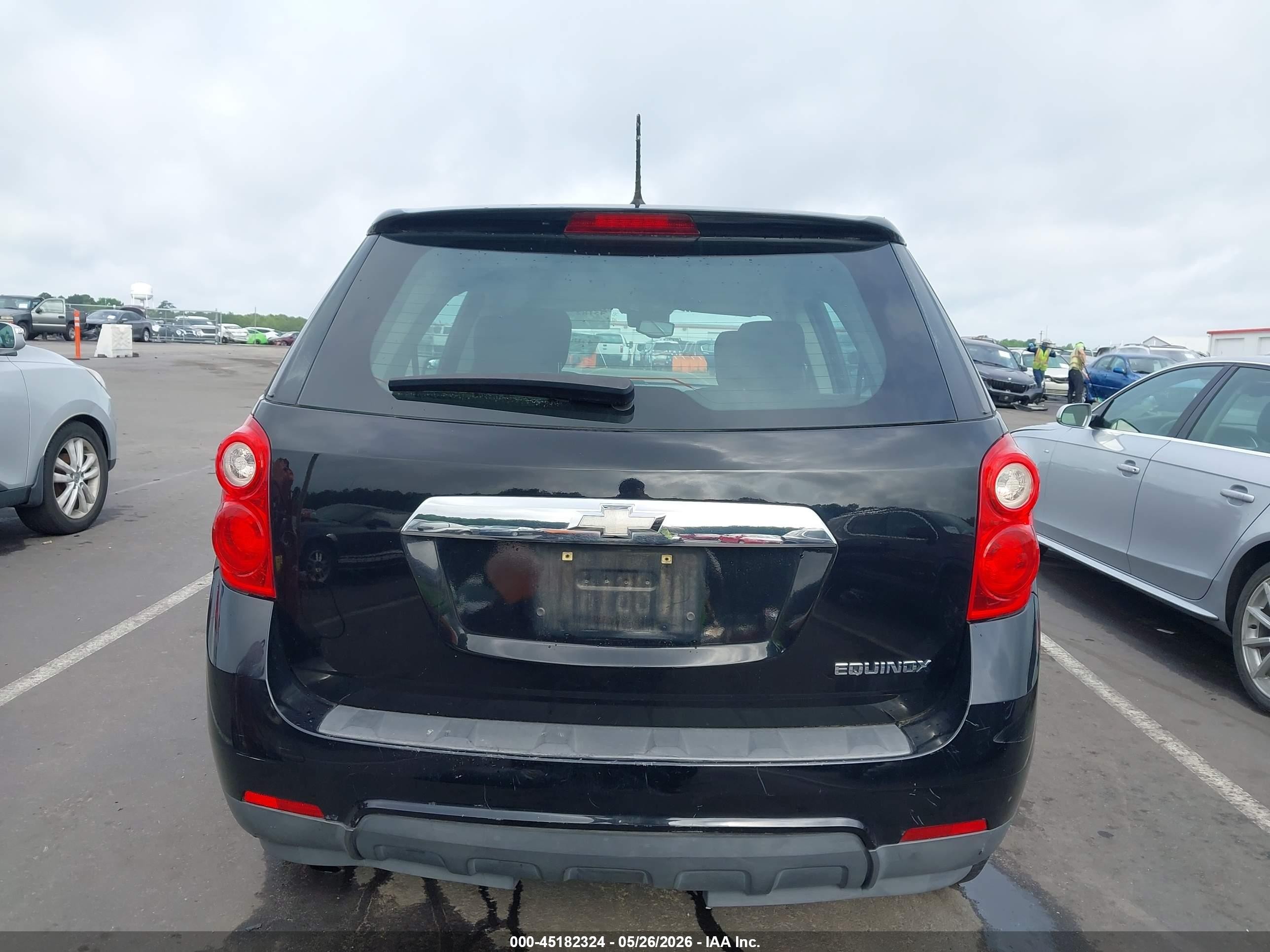 2013 Chevrolet Equinox Ls Черный vin: 2GNALBEK5D1155825