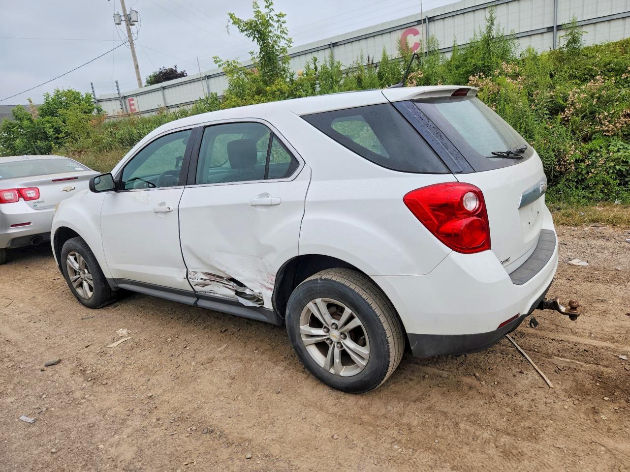 2013 Chevrolet Equinox Ls White vin: 2GNALBEK5D1206630