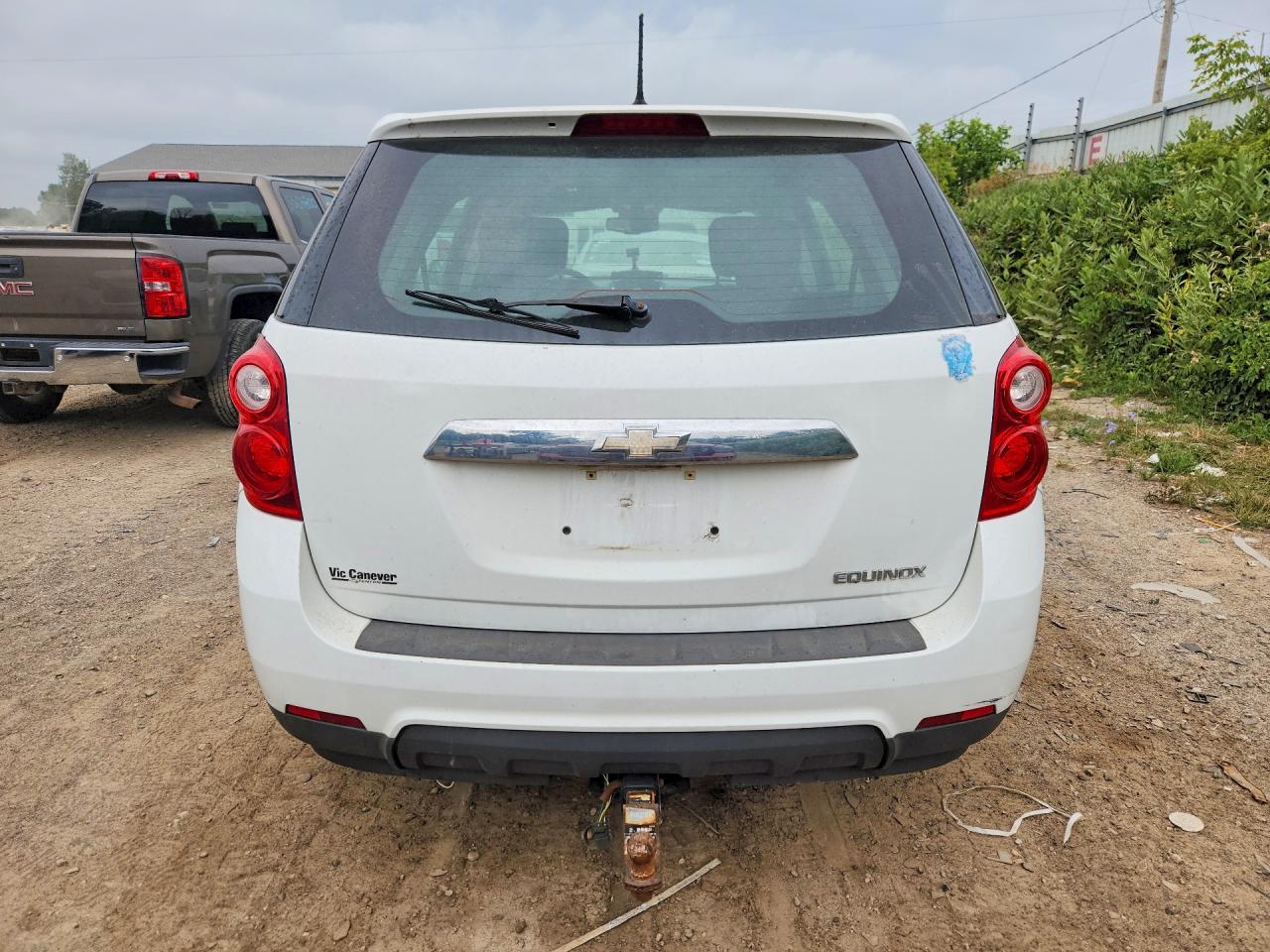 2013 Chevrolet Equinox Ls White vin: 2GNALBEK5D1206630