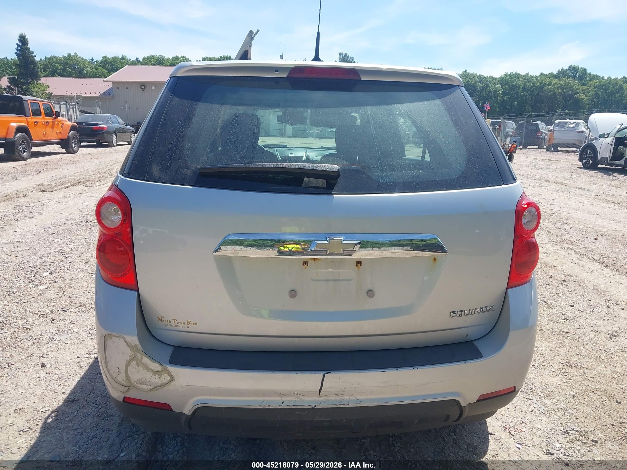 2013 Chevrolet Equinox Ls Silver vin: 2GNALBEK5D6125761