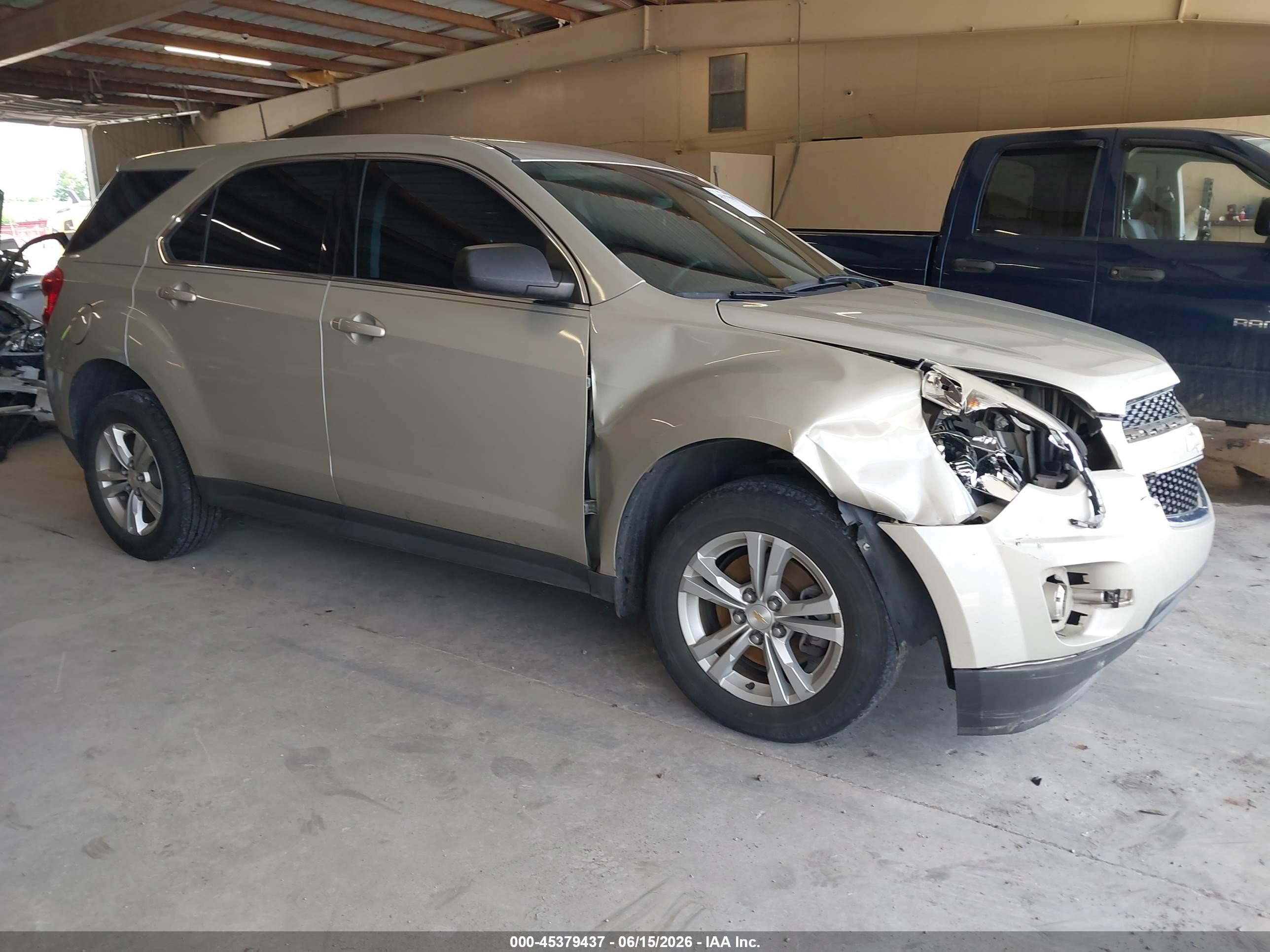 2013 Chevrolet Equinox Ls Золотой vin: 2GNALBEK5D6208655
