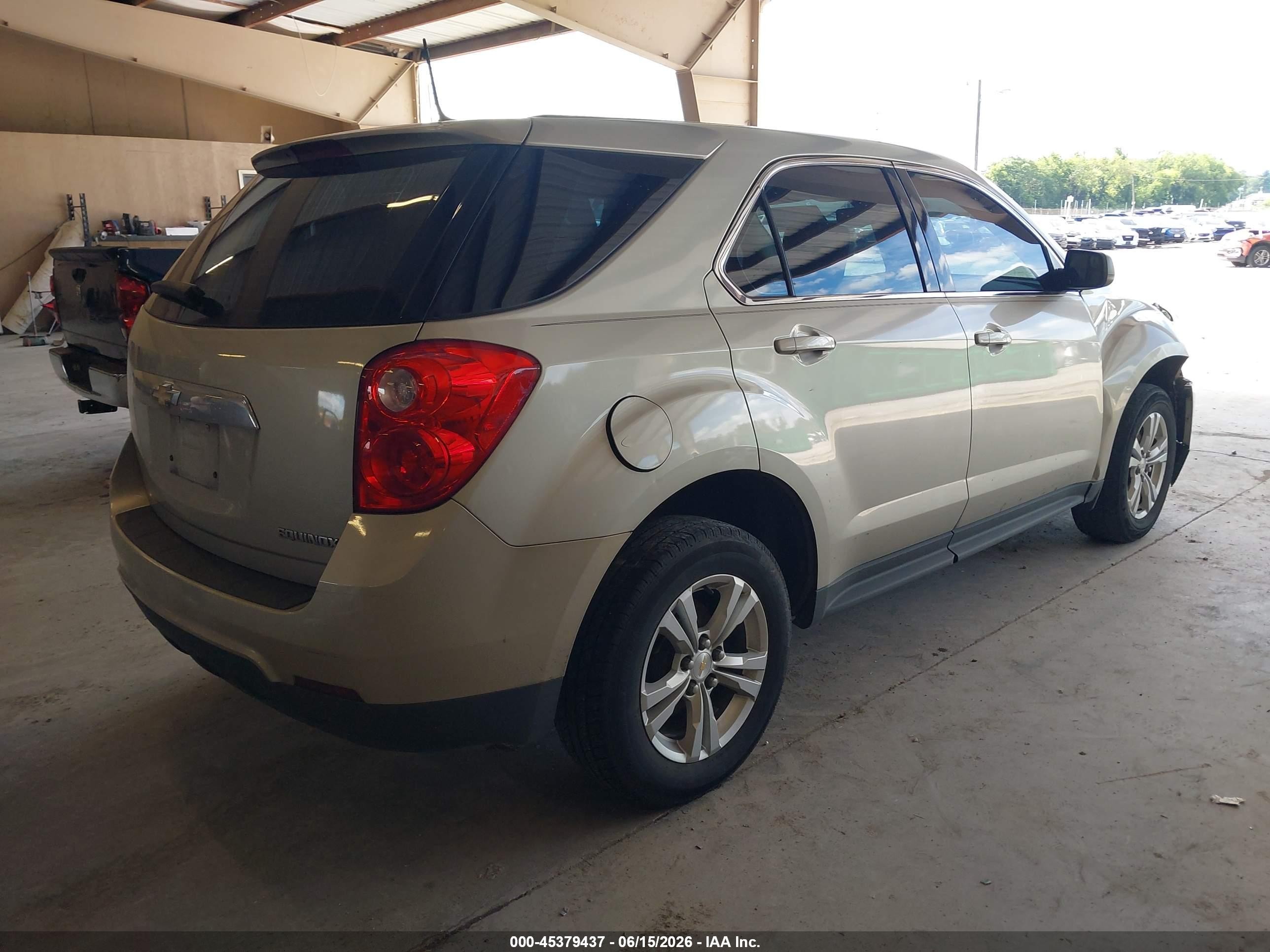 2013 Chevrolet Equinox Ls Золотой vin: 2GNALBEK5D6208655