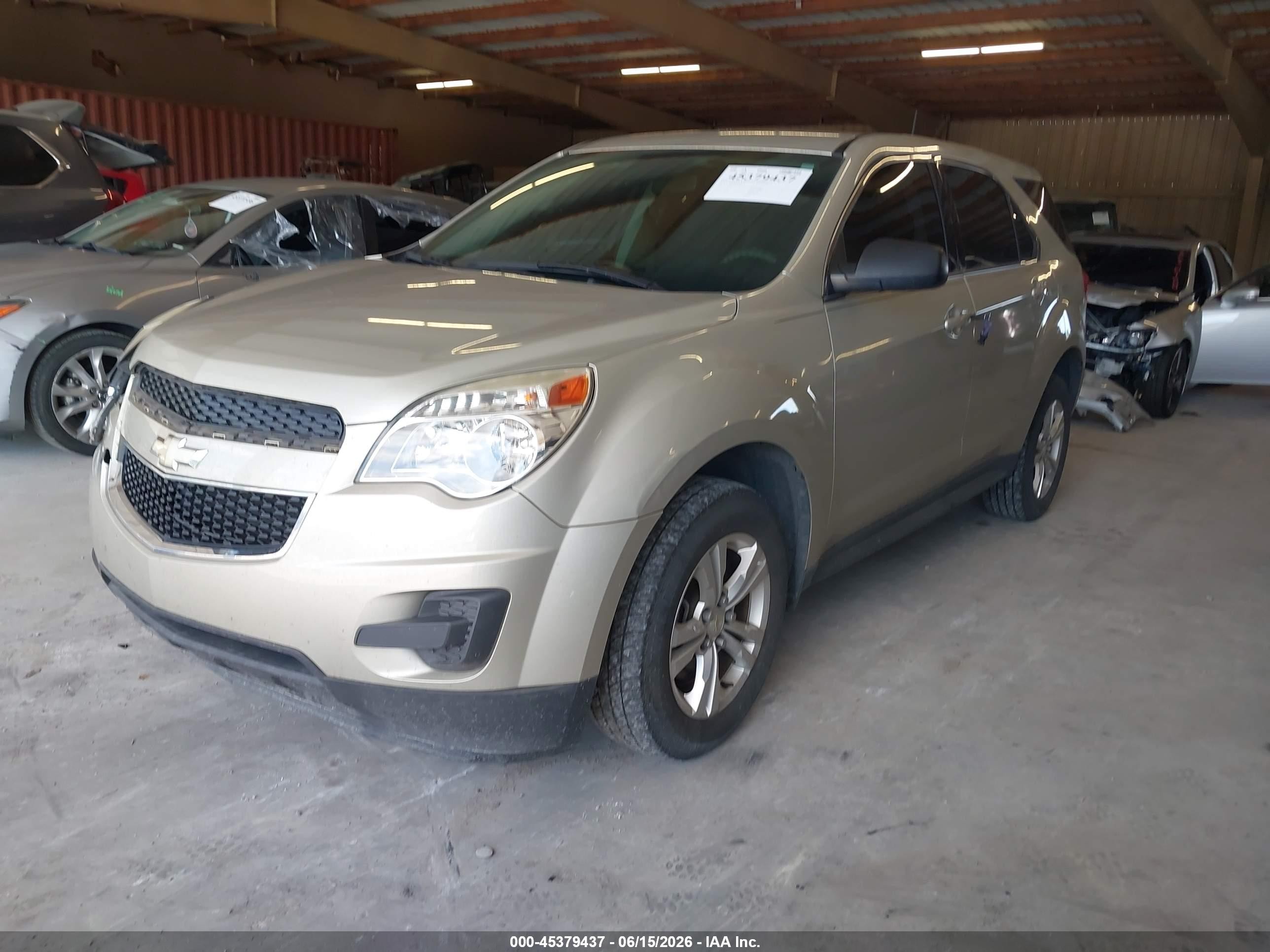 2013 Chevrolet Equinox Ls Золотой vin: 2GNALBEK5D6208655