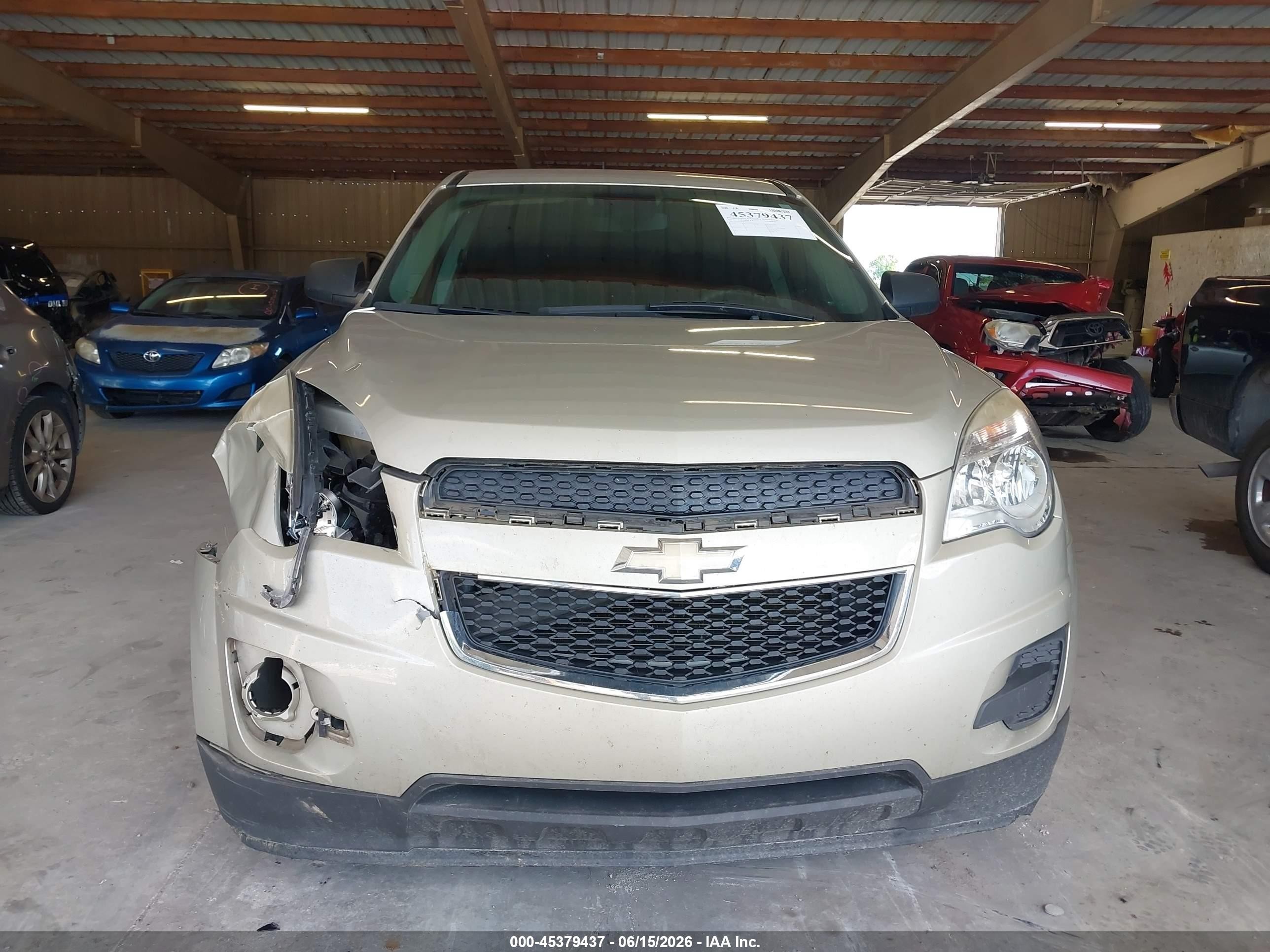2013 Chevrolet Equinox Ls Золотой vin: 2GNALBEK5D6208655