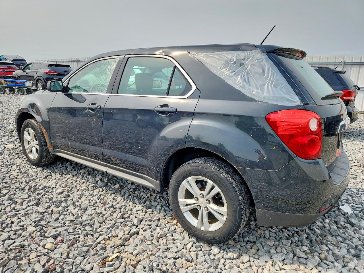 2013 Chevrolet Equinox Ls Black vin: 2GNALBEK5D6422660