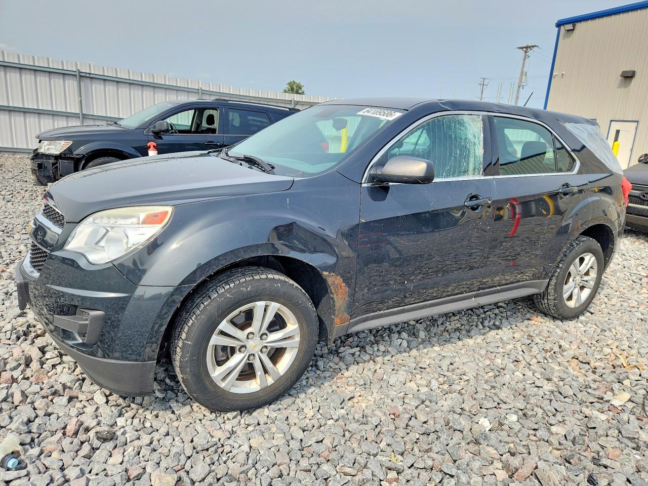 2013 Chevrolet Equinox Ls Black vin: 2GNALBEK5D6422660