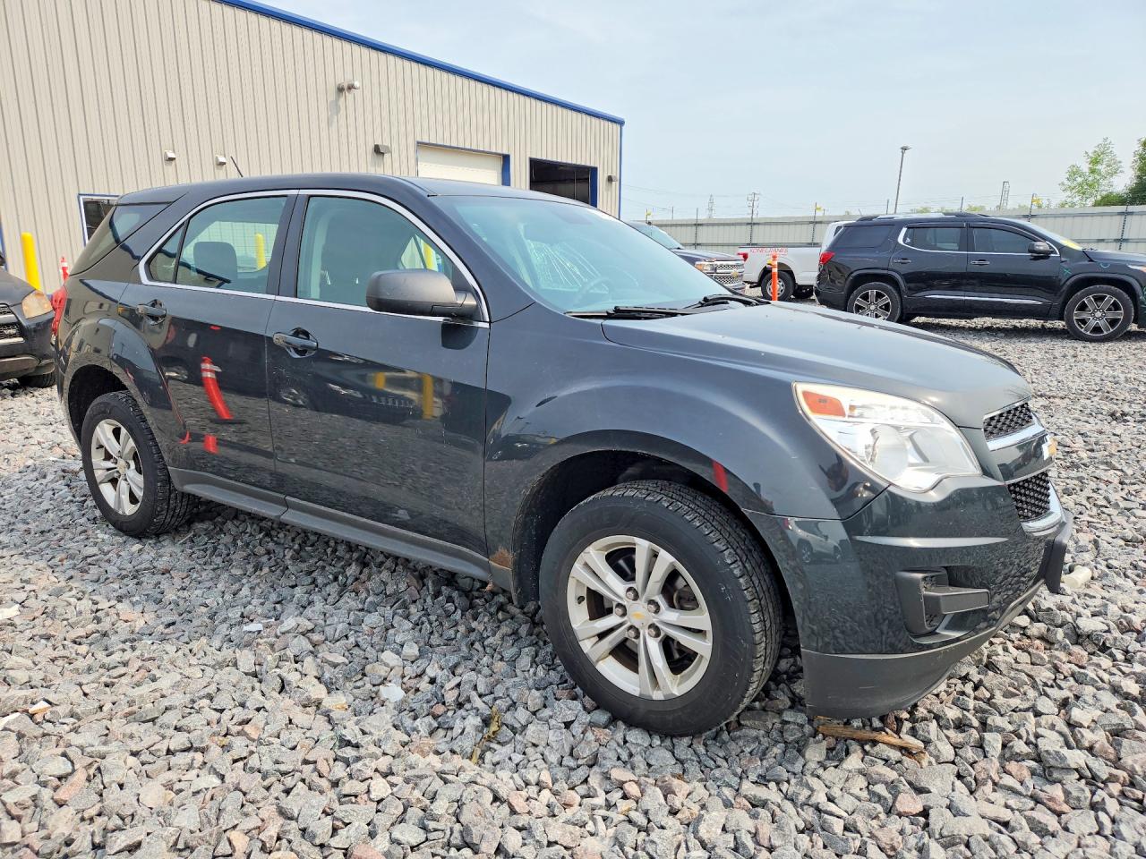 2013 Chevrolet Equinox Ls Black vin: 2GNALBEK5D6422660