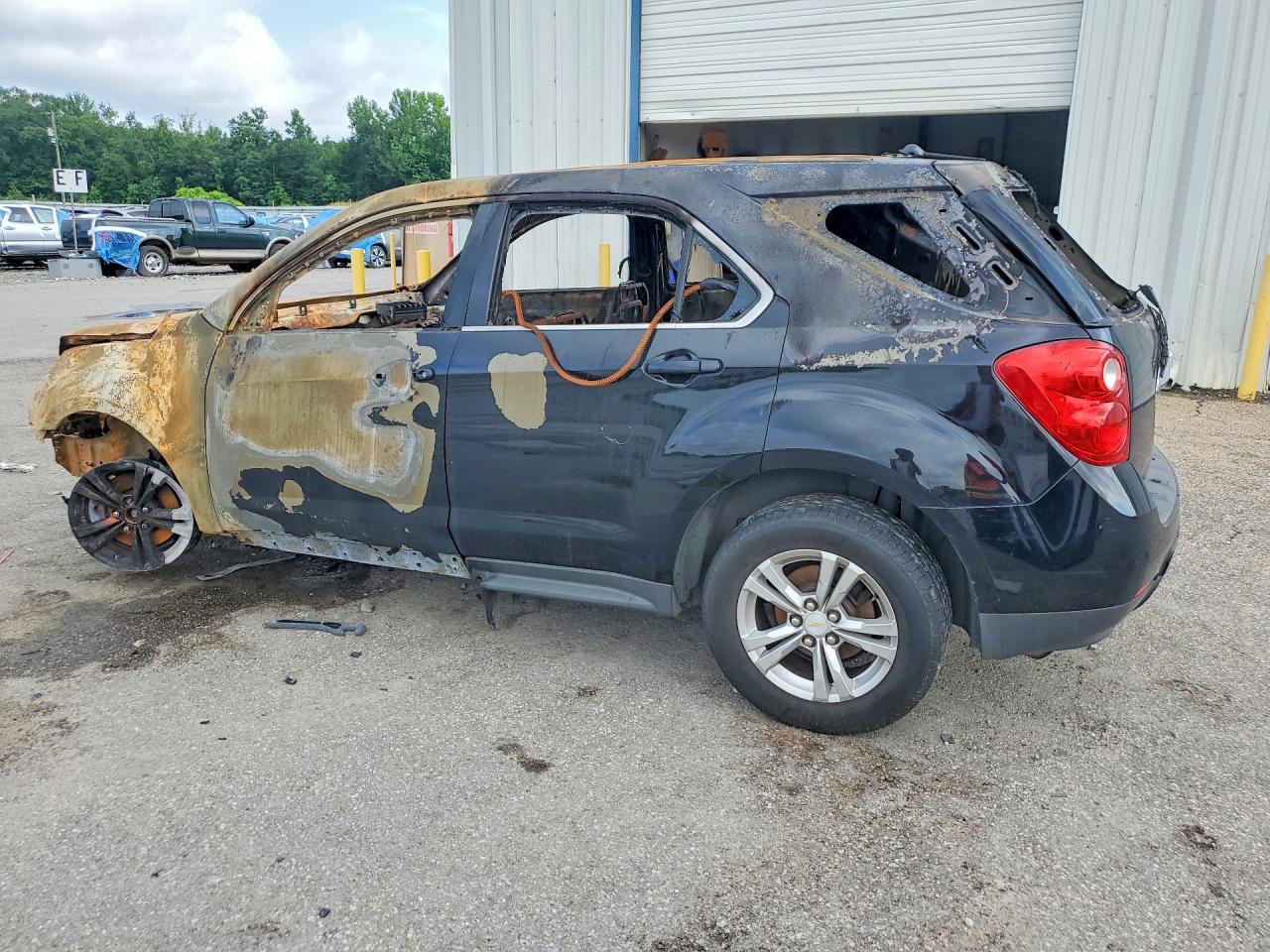 2013 Chevrolet Equinox Ls Black vin: 2GNALBEK5D6425977