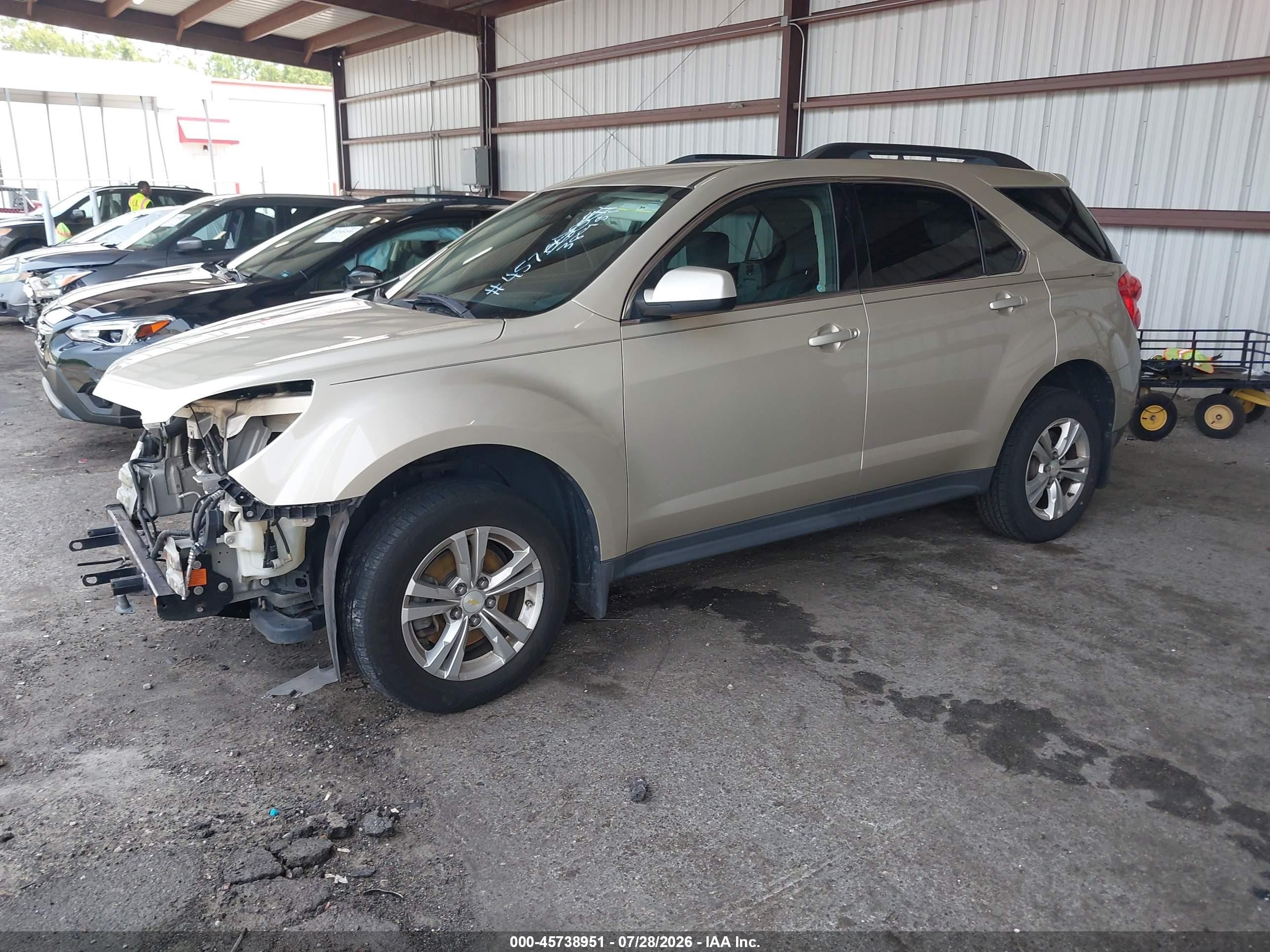 2014 Chevrolet Equinox Lt Beige vin: 2GNALBEK5E1120459