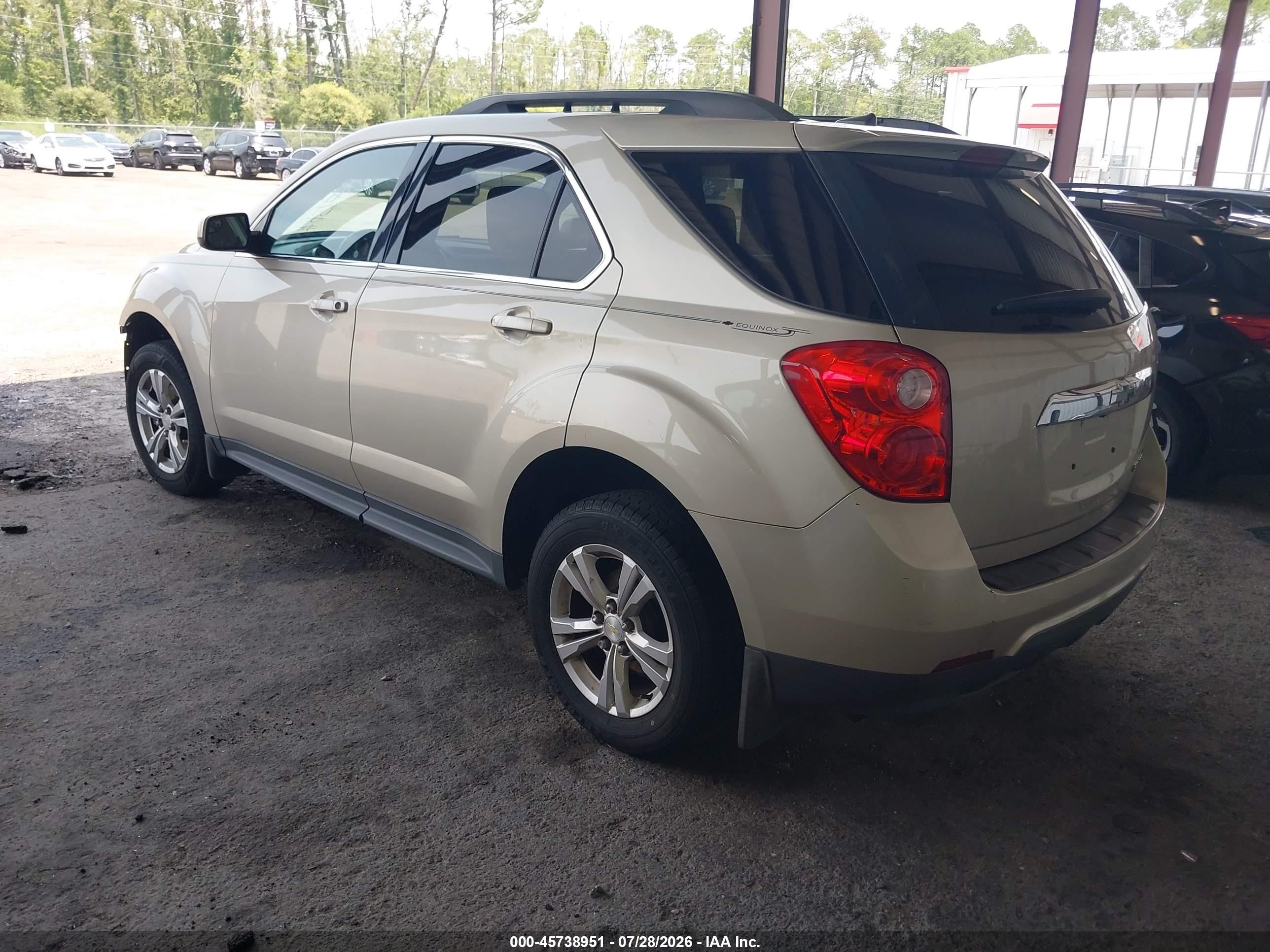 2014 Chevrolet Equinox Lt Beige vin: 2GNALBEK5E1120459