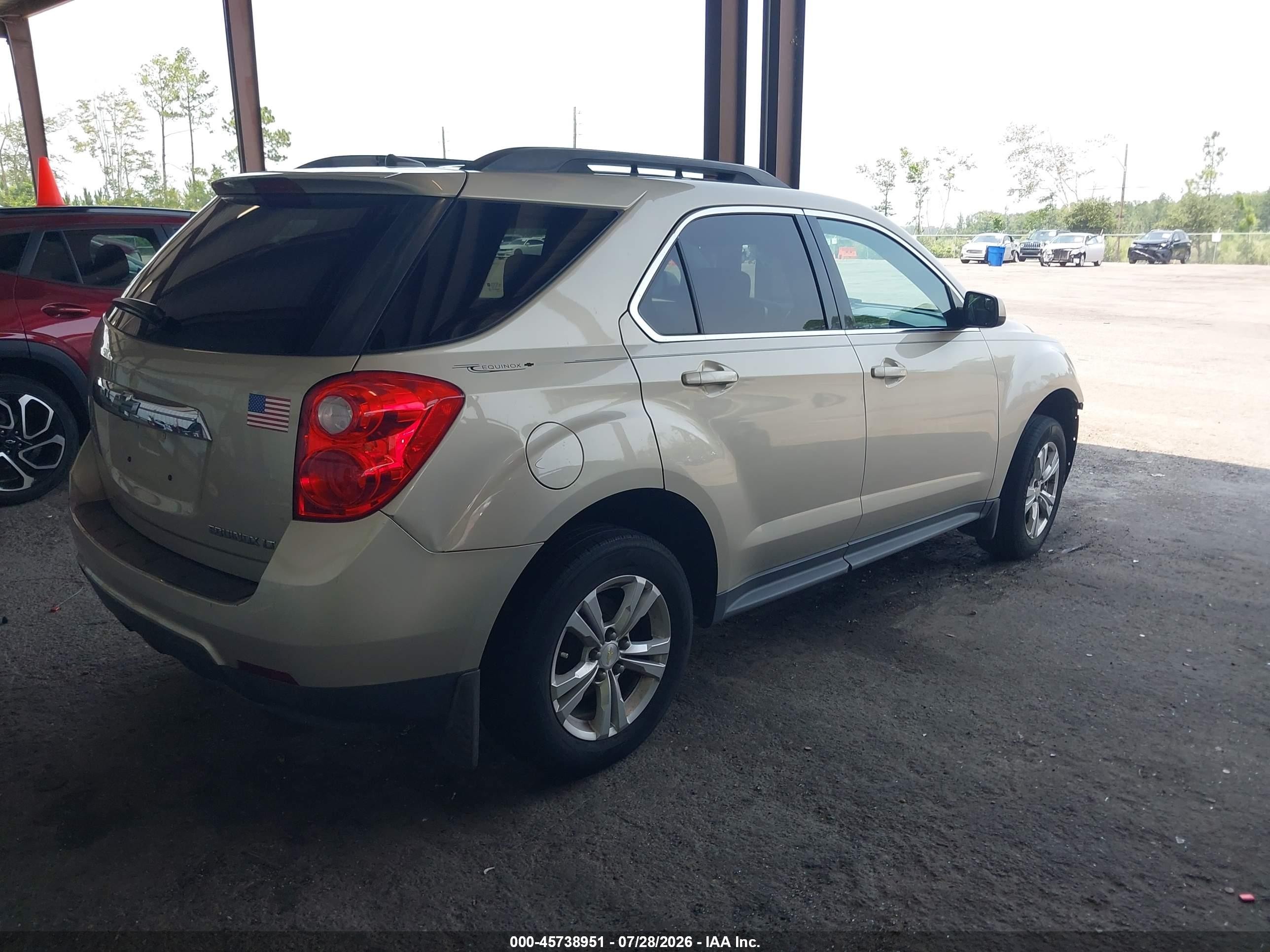 2014 Chevrolet Equinox Lt Beige vin: 2GNALBEK5E1120459