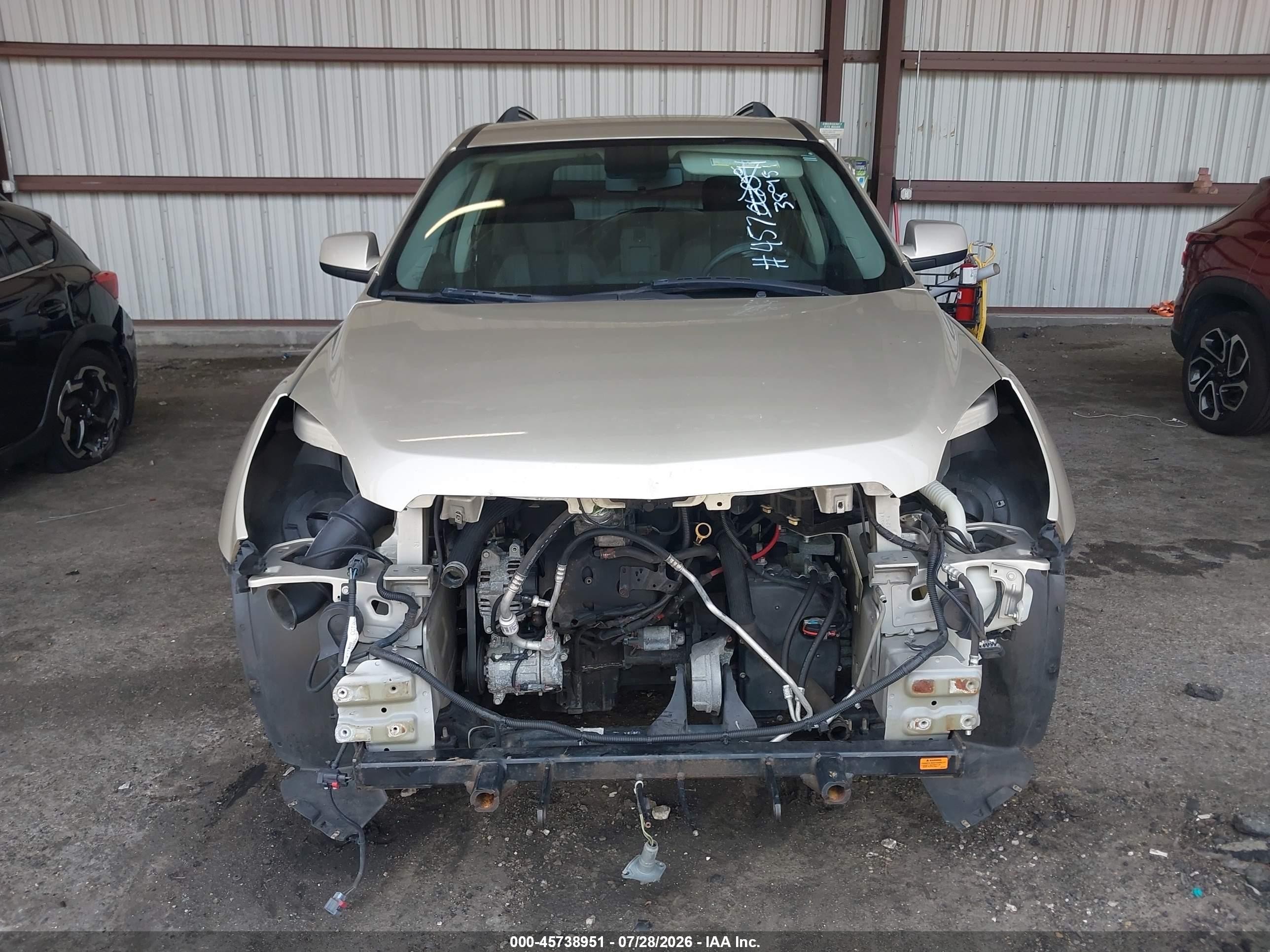 2014 Chevrolet Equinox Lt Beige vin: 2GNALBEK5E1120459
