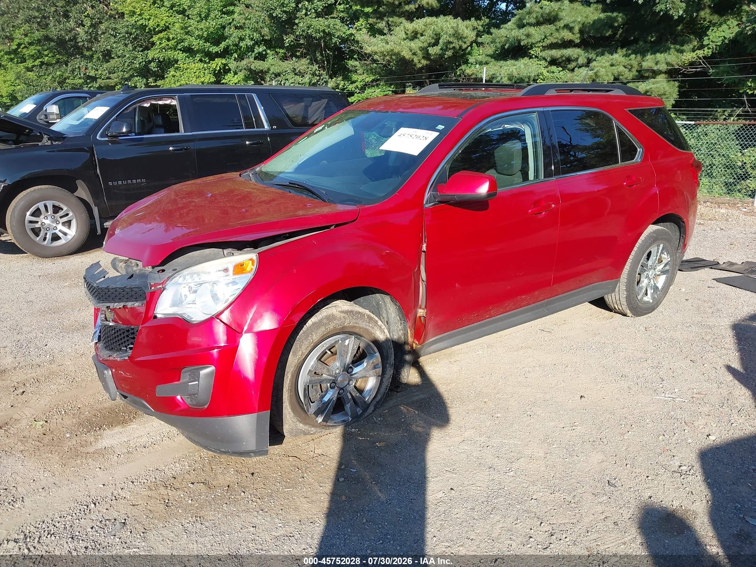 2014 Chevrolet Equinox Lt Красный vin: 2GNALBEK5E6101882