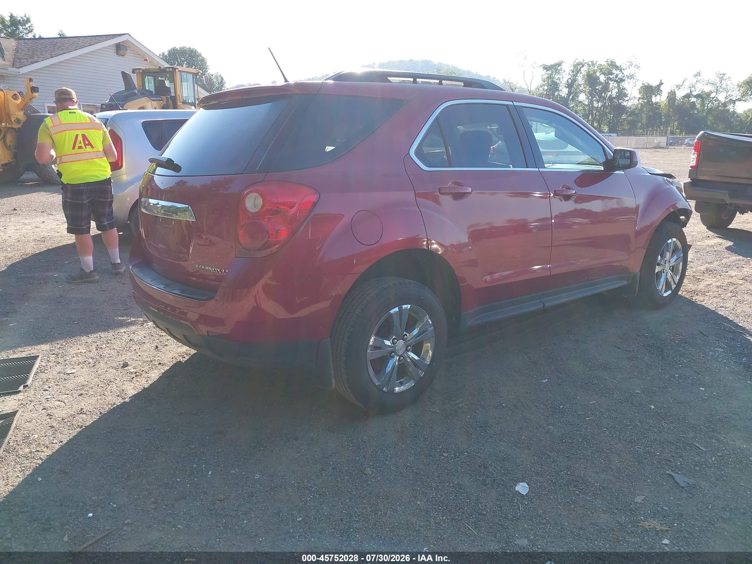 2014 Chevrolet Equinox Lt Красный vin: 2GNALBEK5E6101882