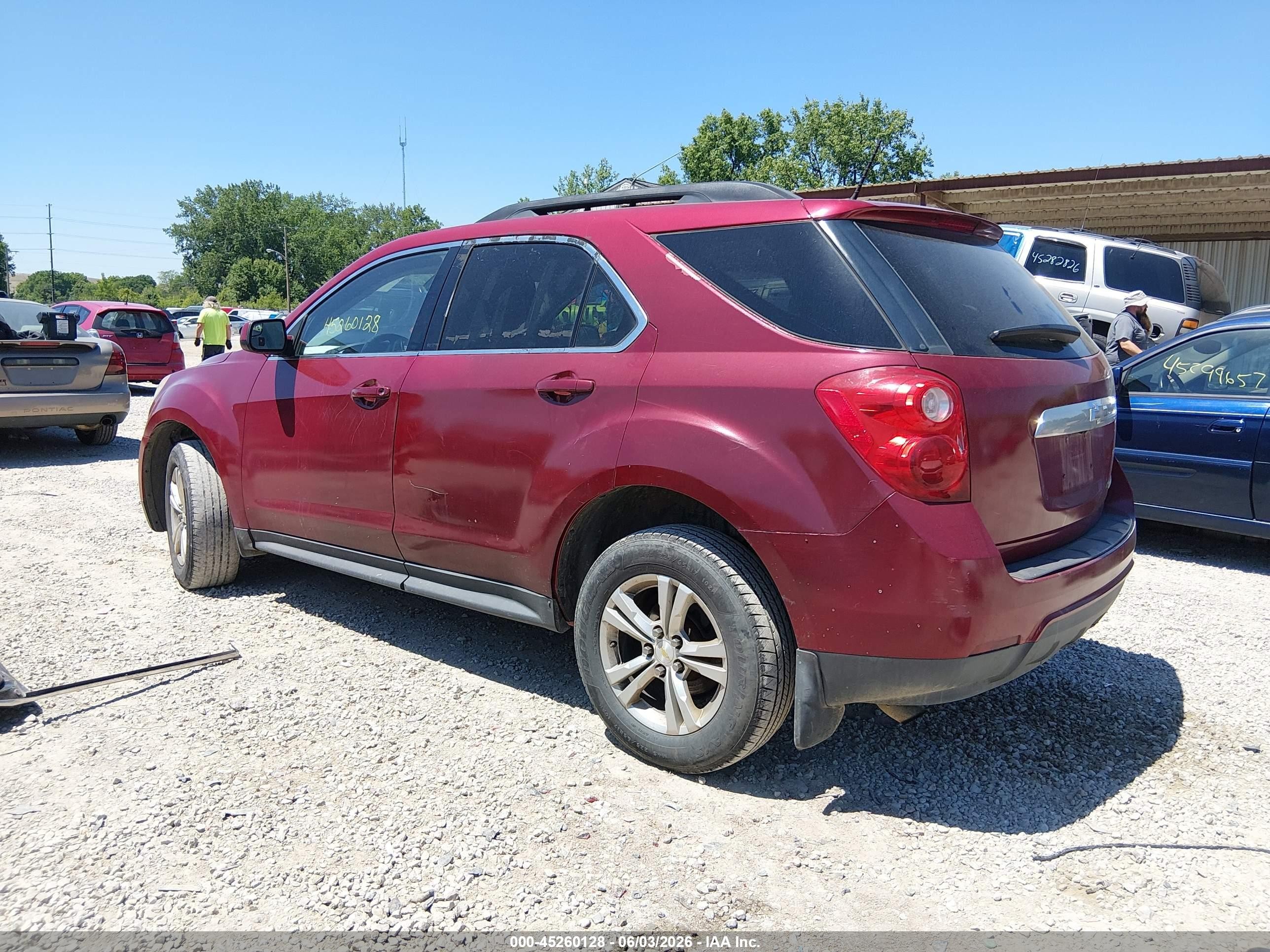 2014 Chevrolet Equinox 1lt Red vin: 2GNALBEK5E6256335
