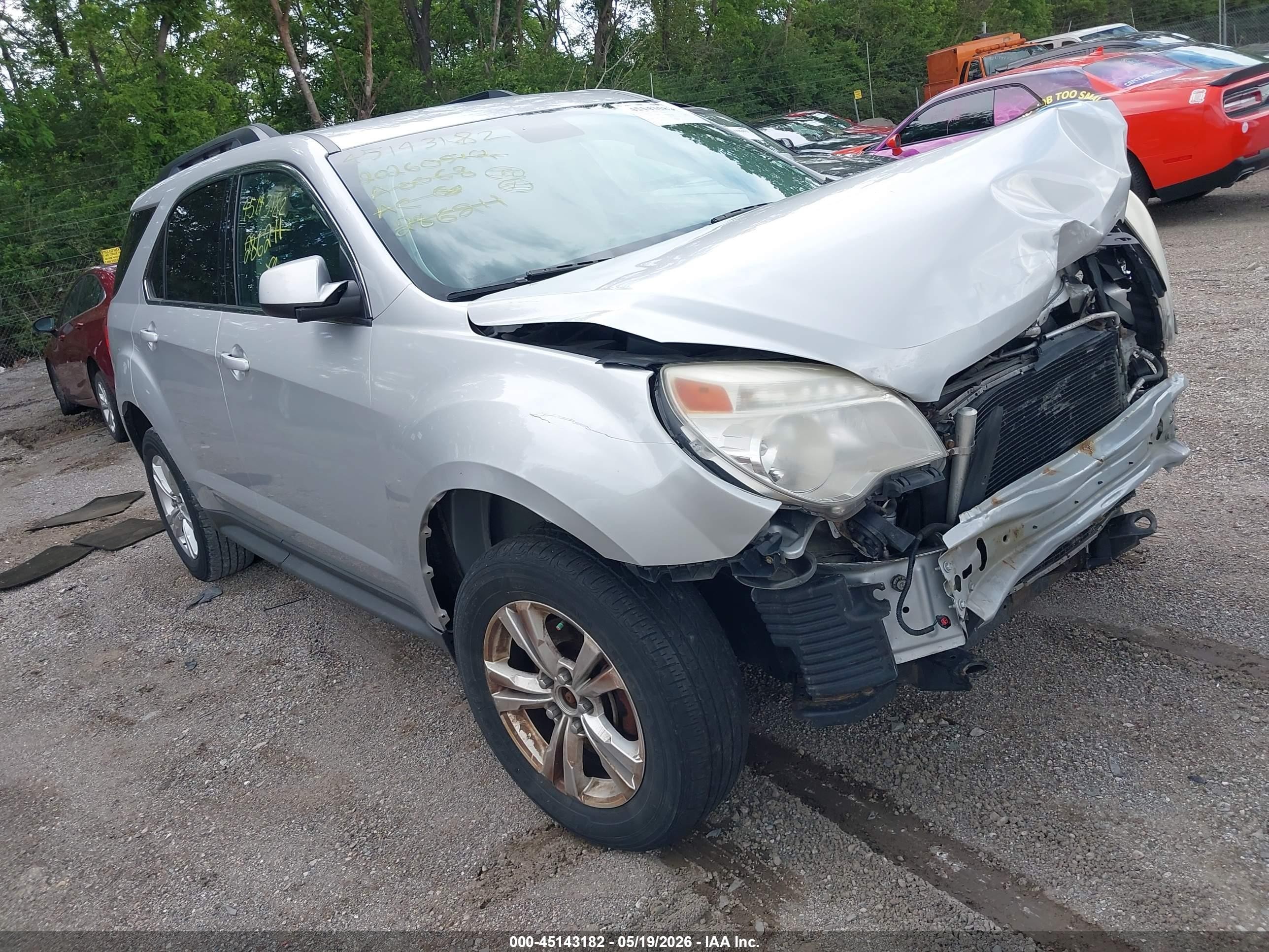 2014 Chevrolet Equinox 1lt Silver vin: 2GNALBEK5E6286211