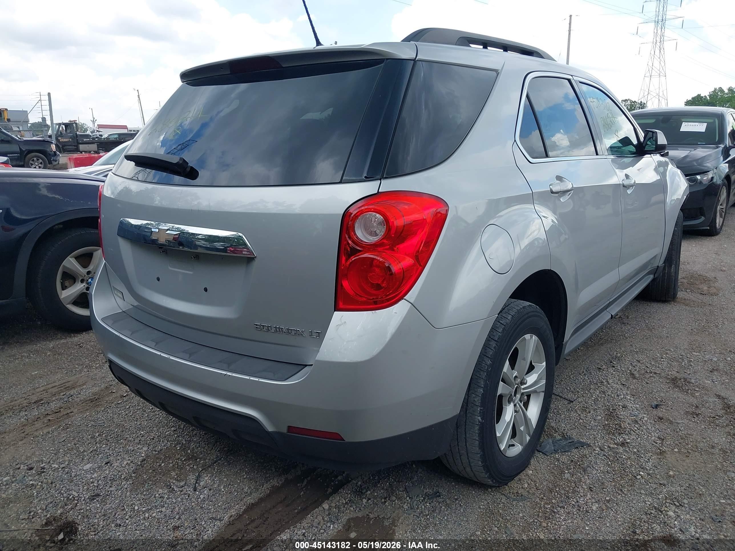 2014 Chevrolet Equinox 1lt Silver vin: 2GNALBEK5E6286211